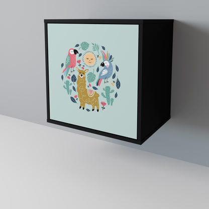 COLORFUL ALPACAS Μπουφές 1-θύρας