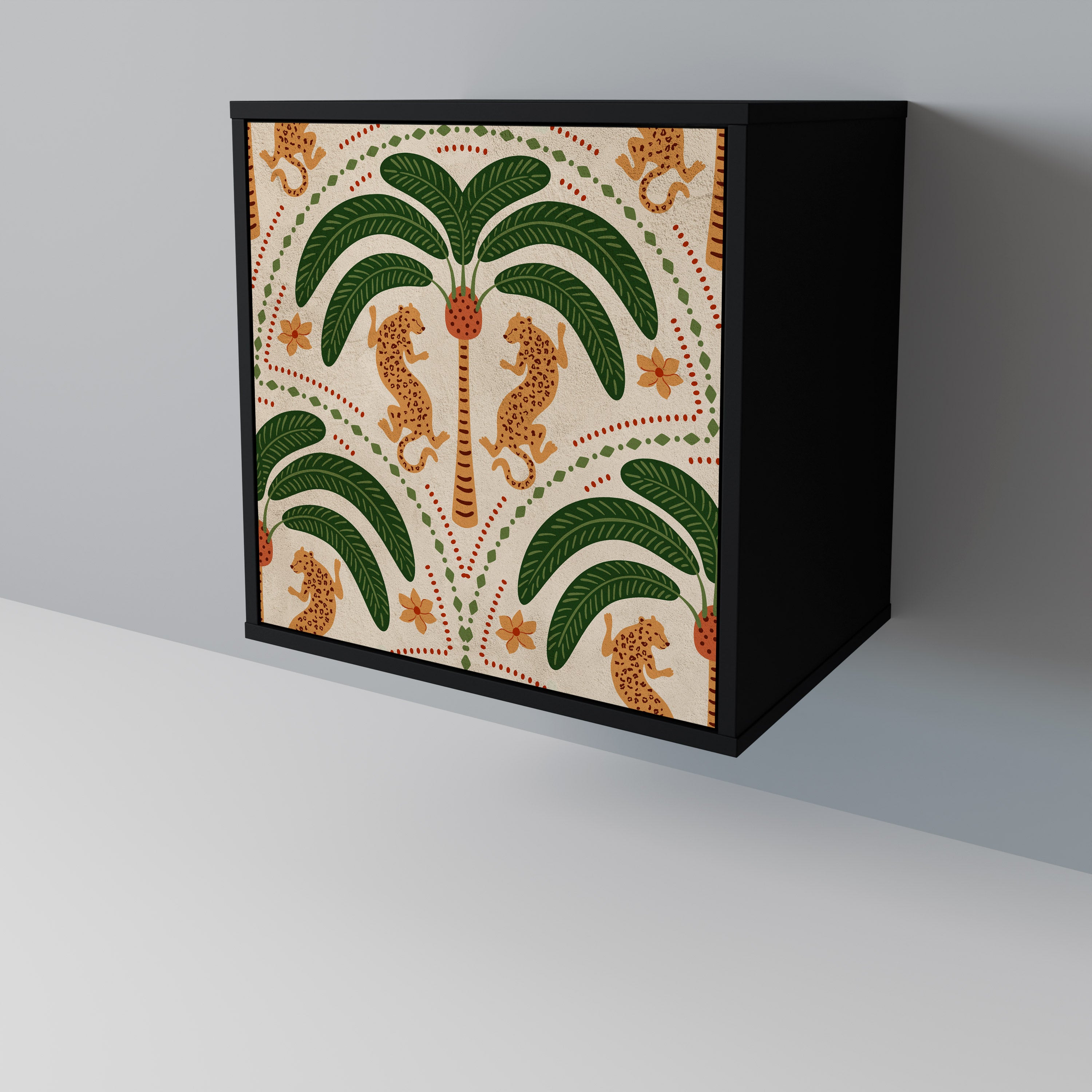 DANCING PREDATORS 1-Door Sideboard