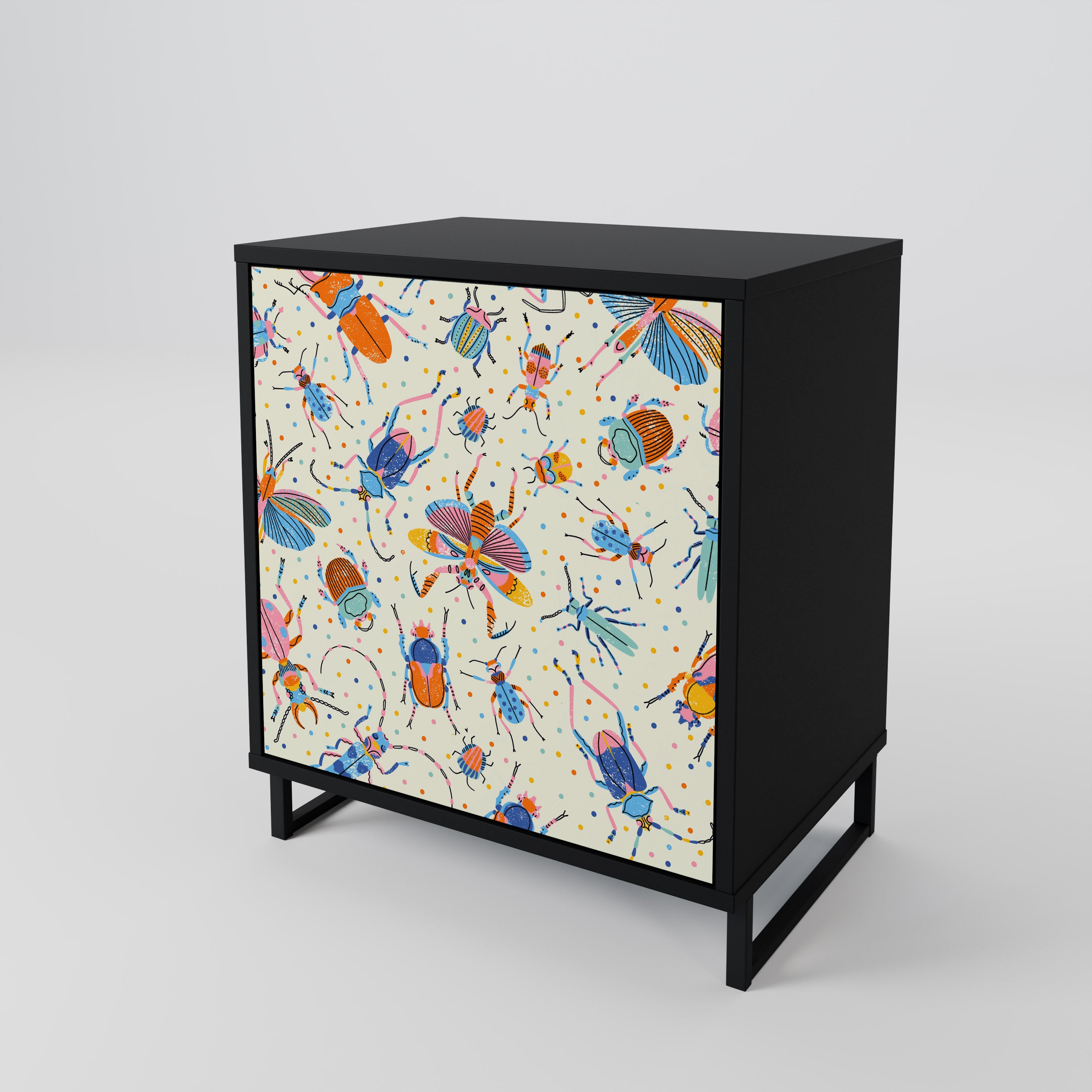 COLORFUL INSECTS 1-Door Sideboard