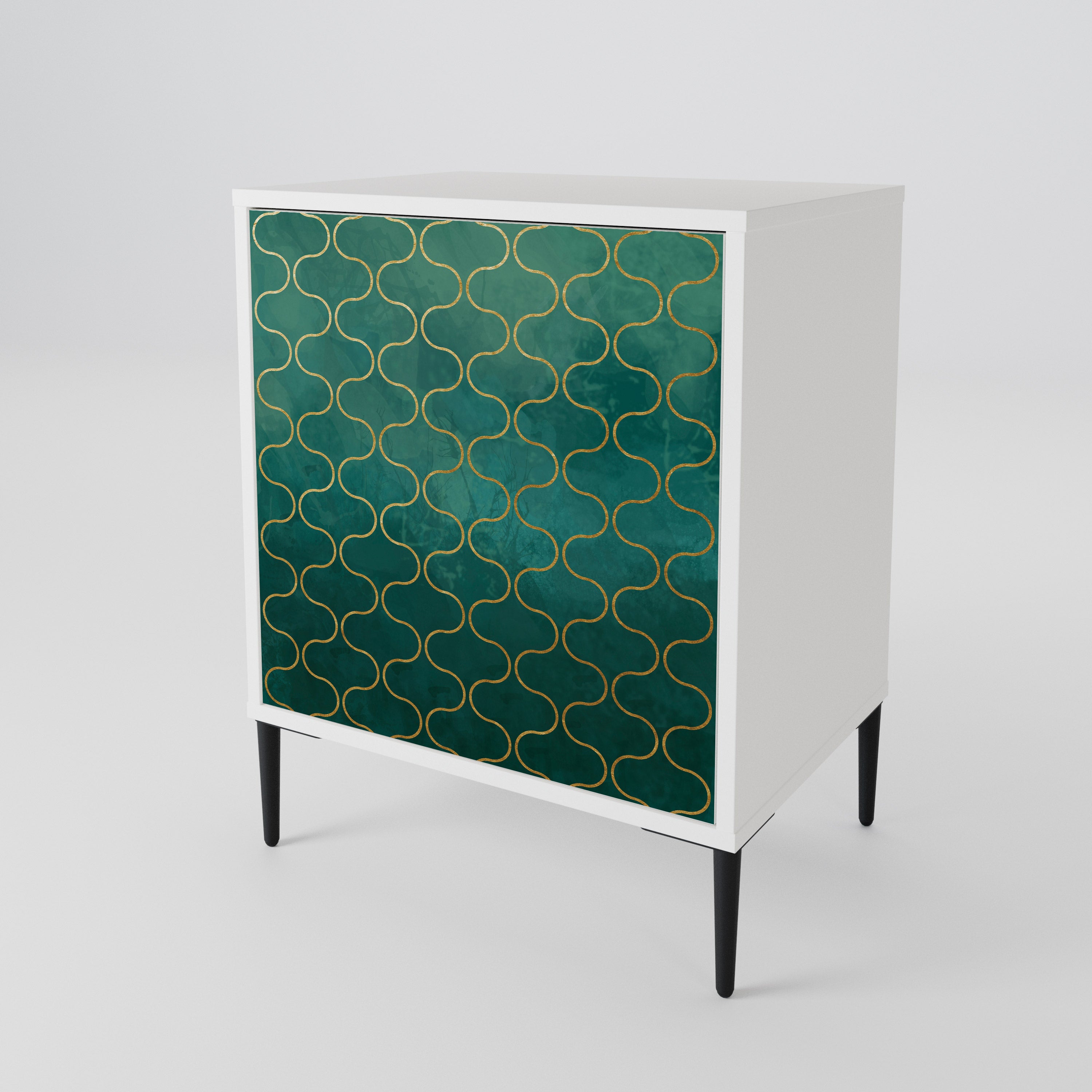 TESSELATED GREENERY Μπουφές 1-θύρας