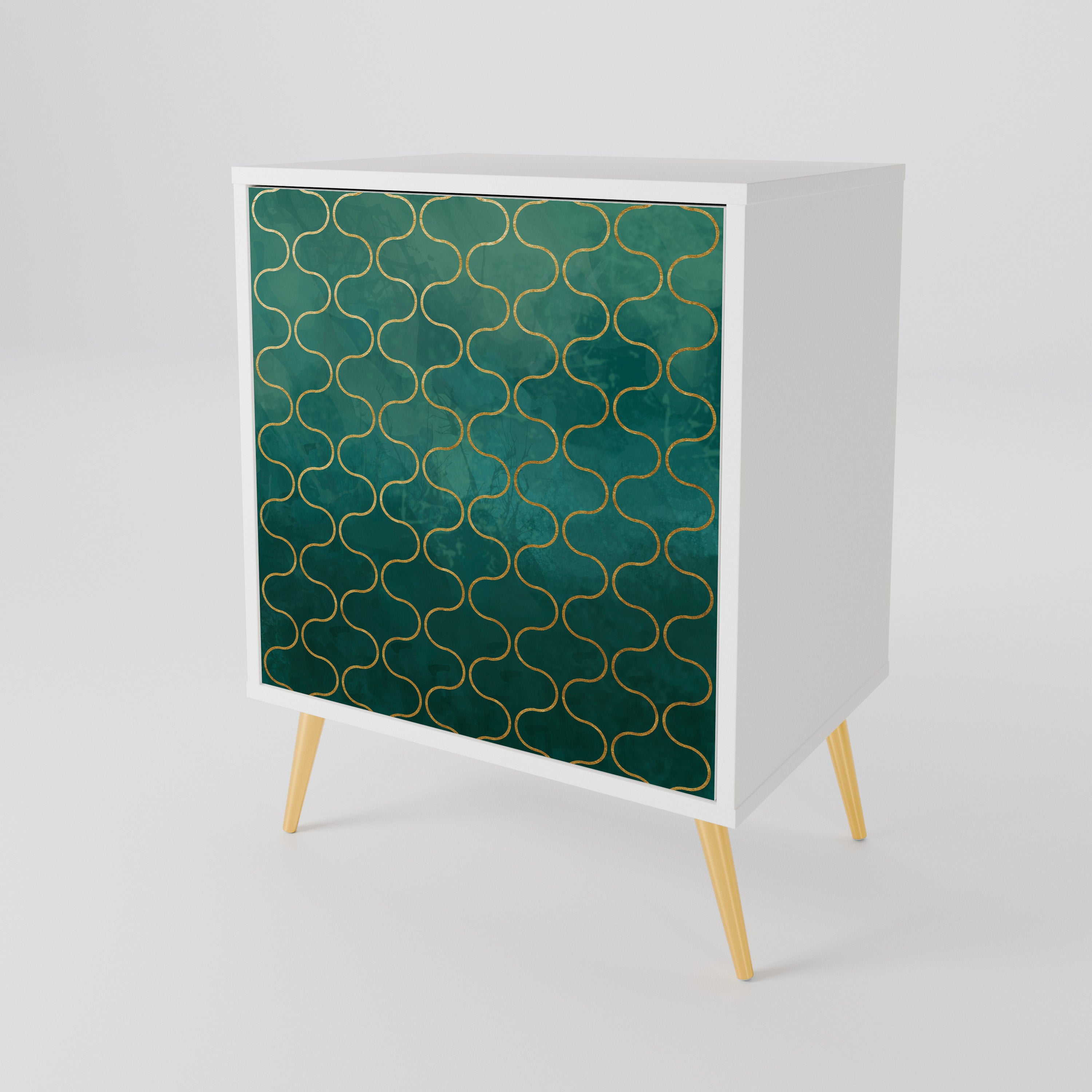 TESSELATED GREENERY Μπουφές 1-θύρας