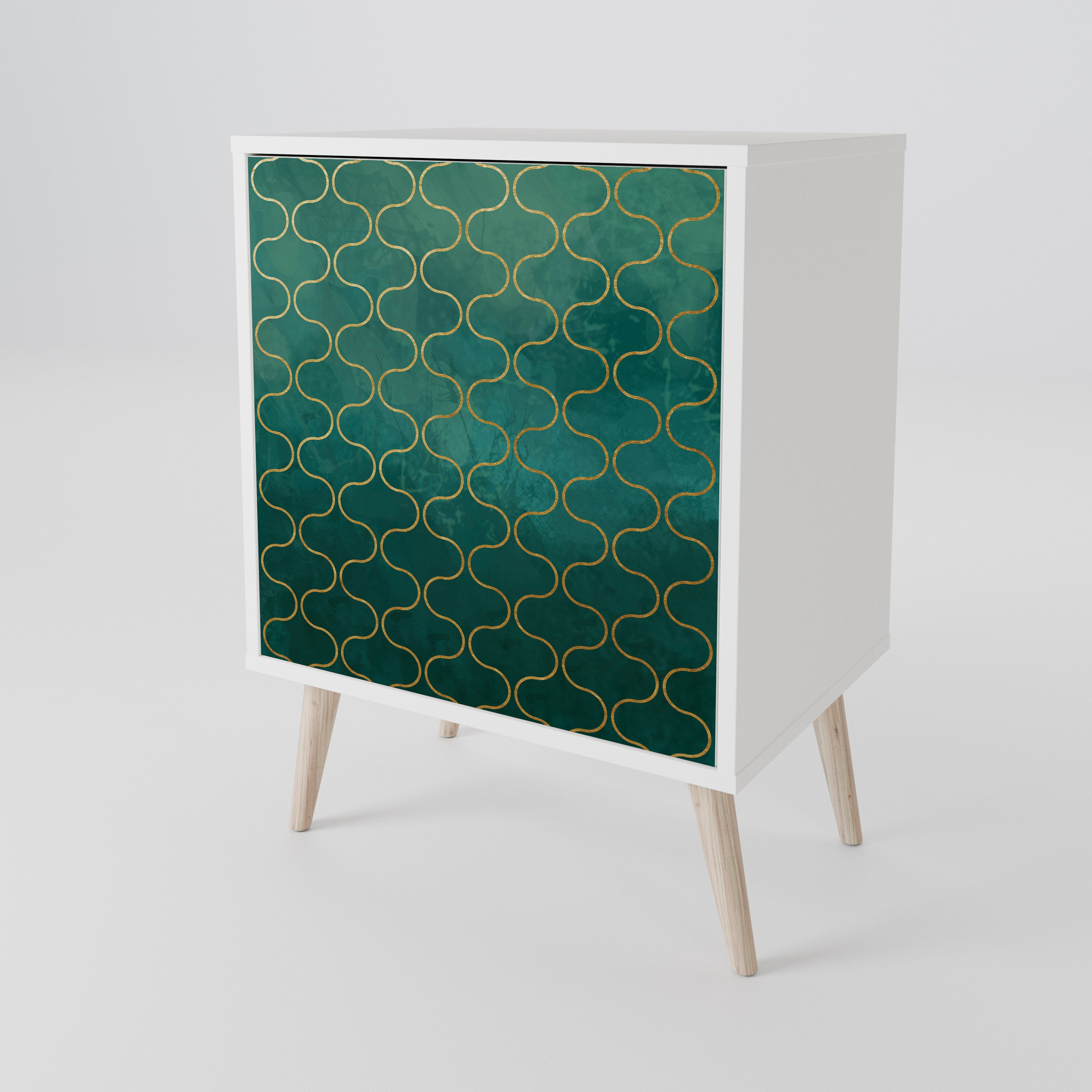 TESSELATED GREENERY Μπουφές 1-θύρας