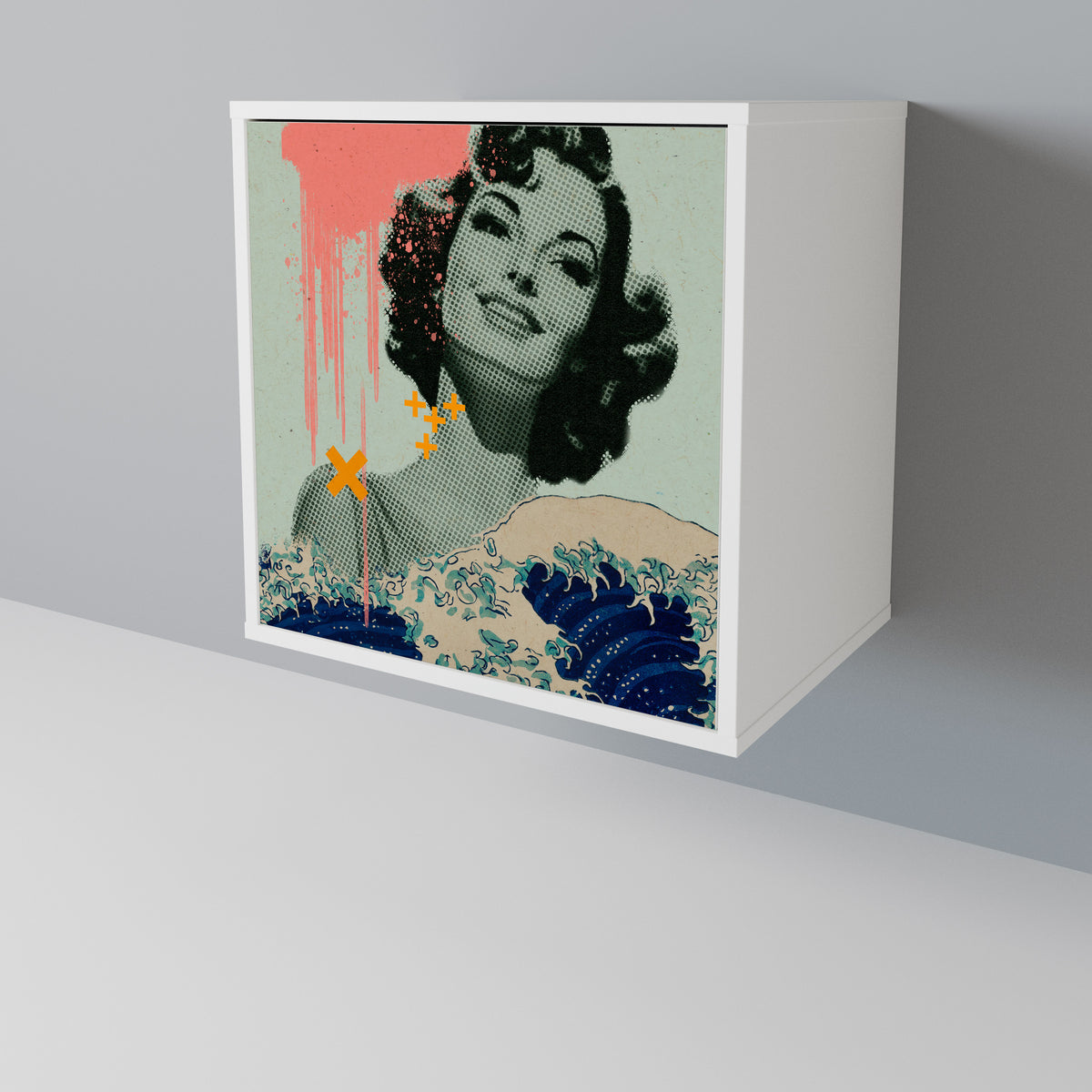 KANAGAWA BEAUTY Μπουφές 1-θύρας
