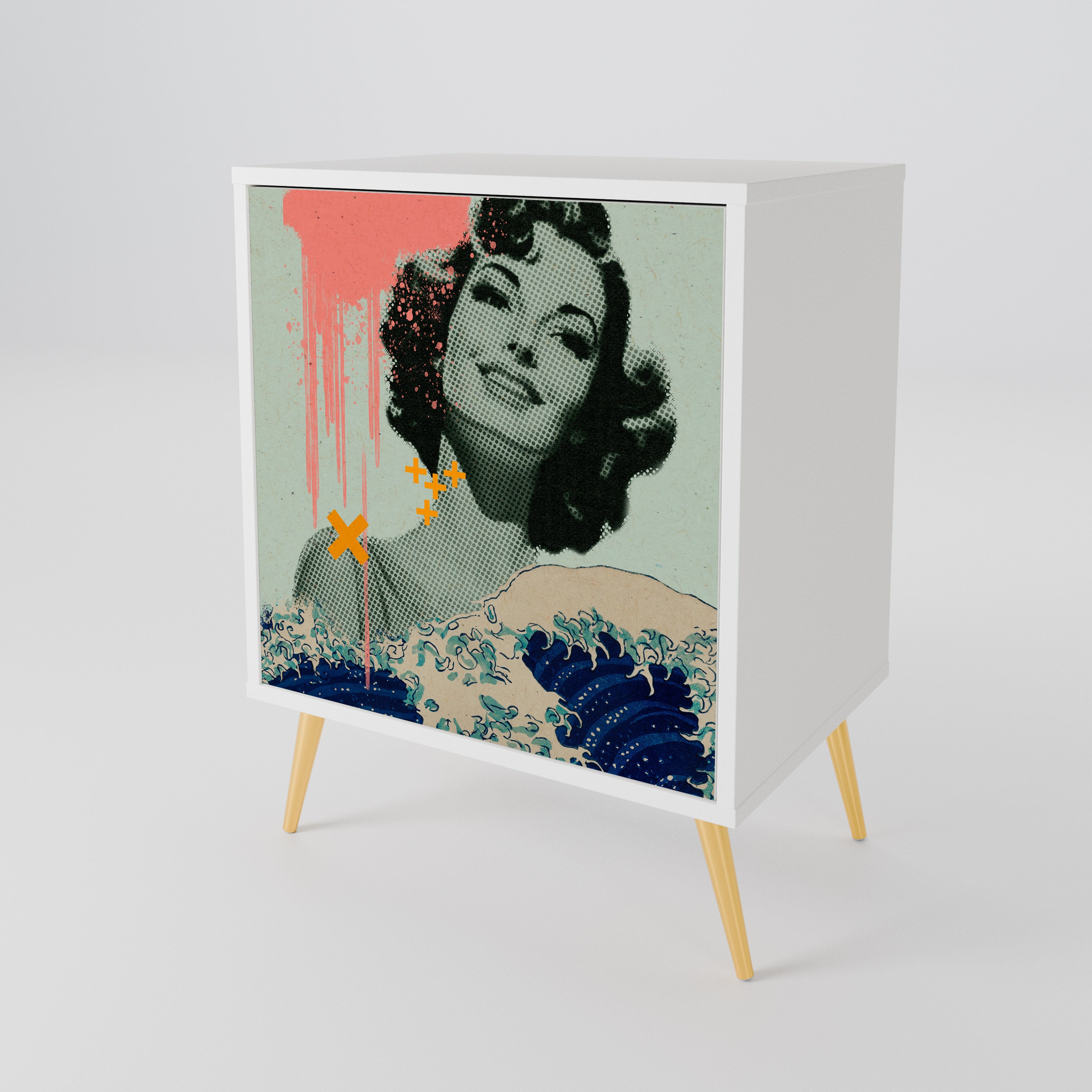 KANAGAWA BEAUTY 1-Door Sideboard