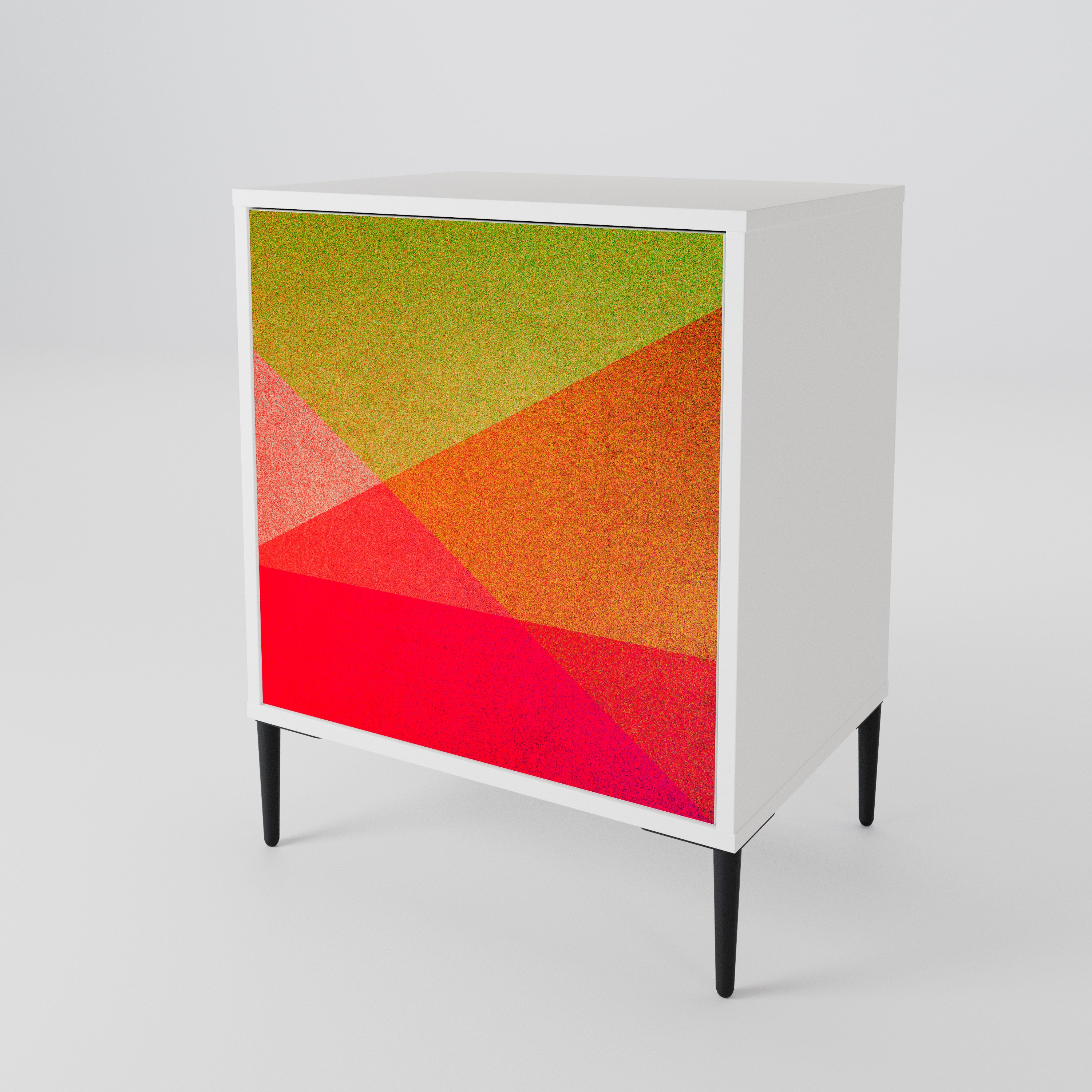 VIVID GEOMETRY 1-Door Sideboard