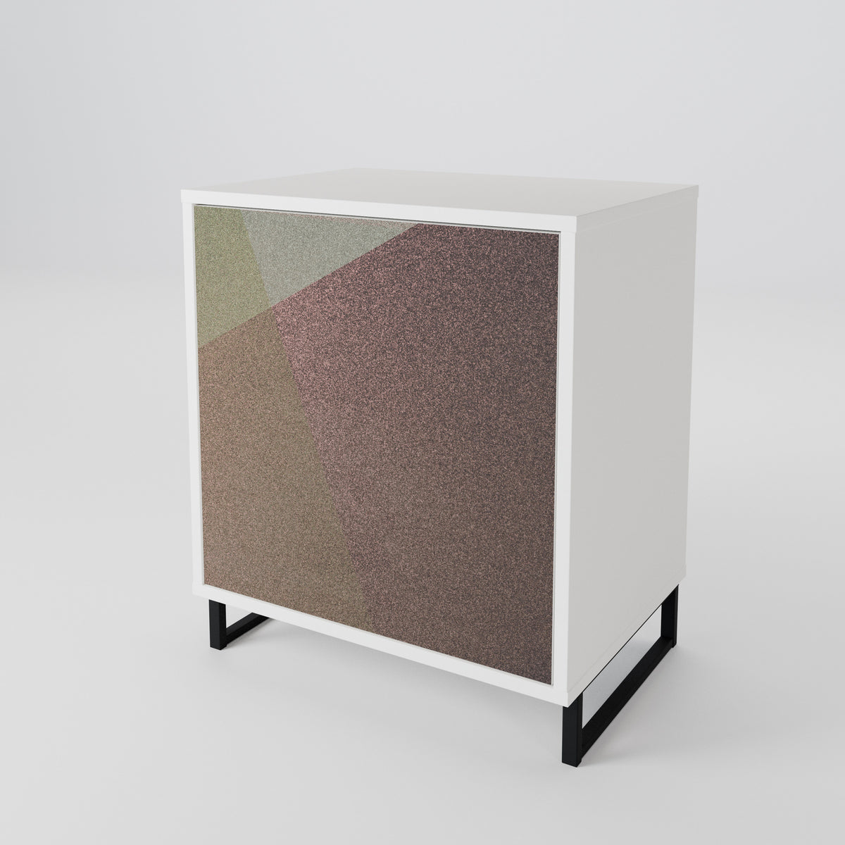 BEIGE GEOMETRY Μπουφές 1-θύρας