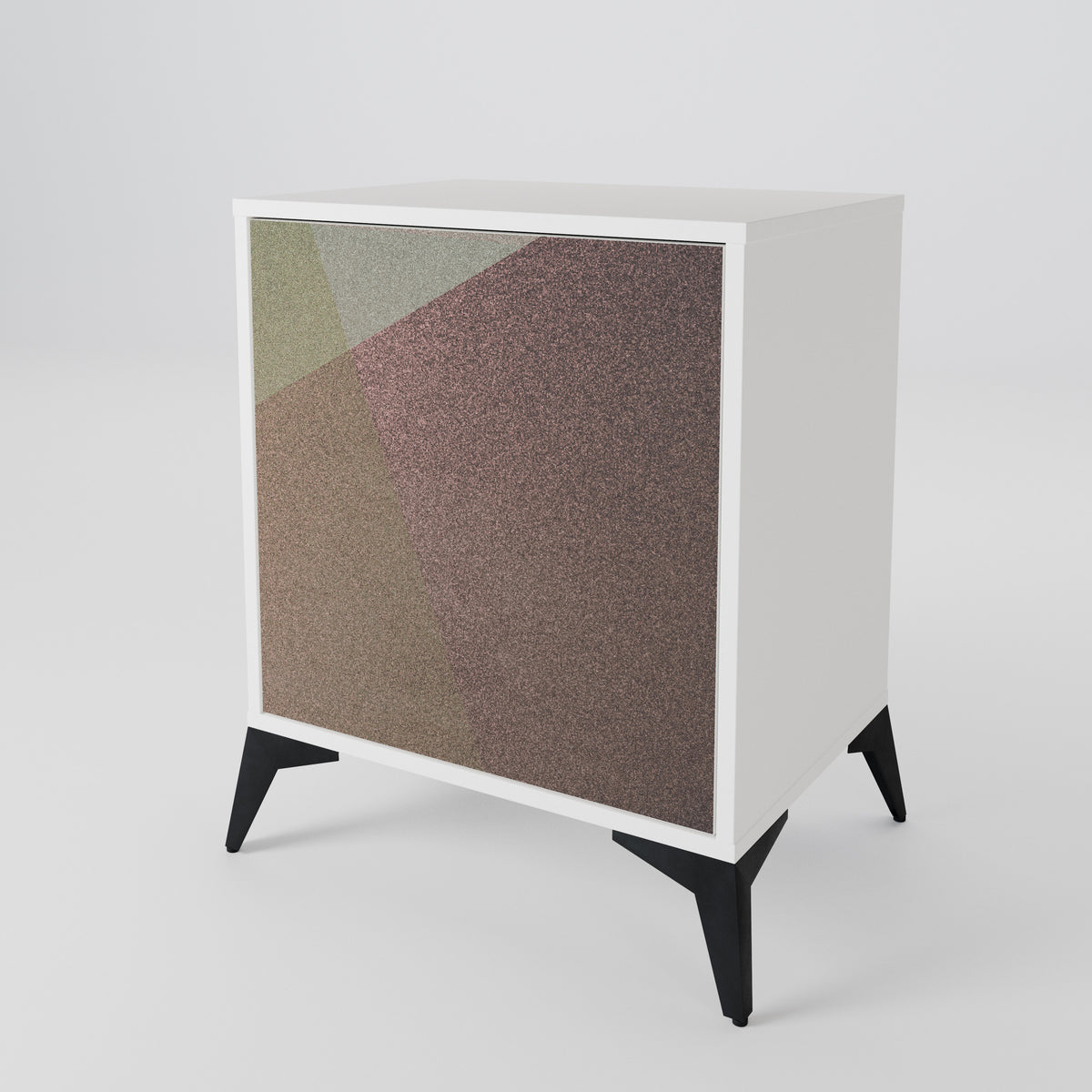 BEIGE GEOMETRY Μπουφές 1-θύρας