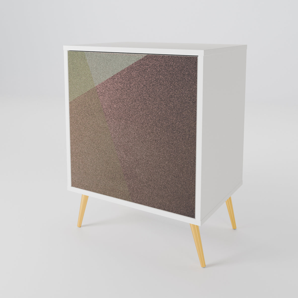 BEIGE GEOMETRY Μπουφές 1-θύρας