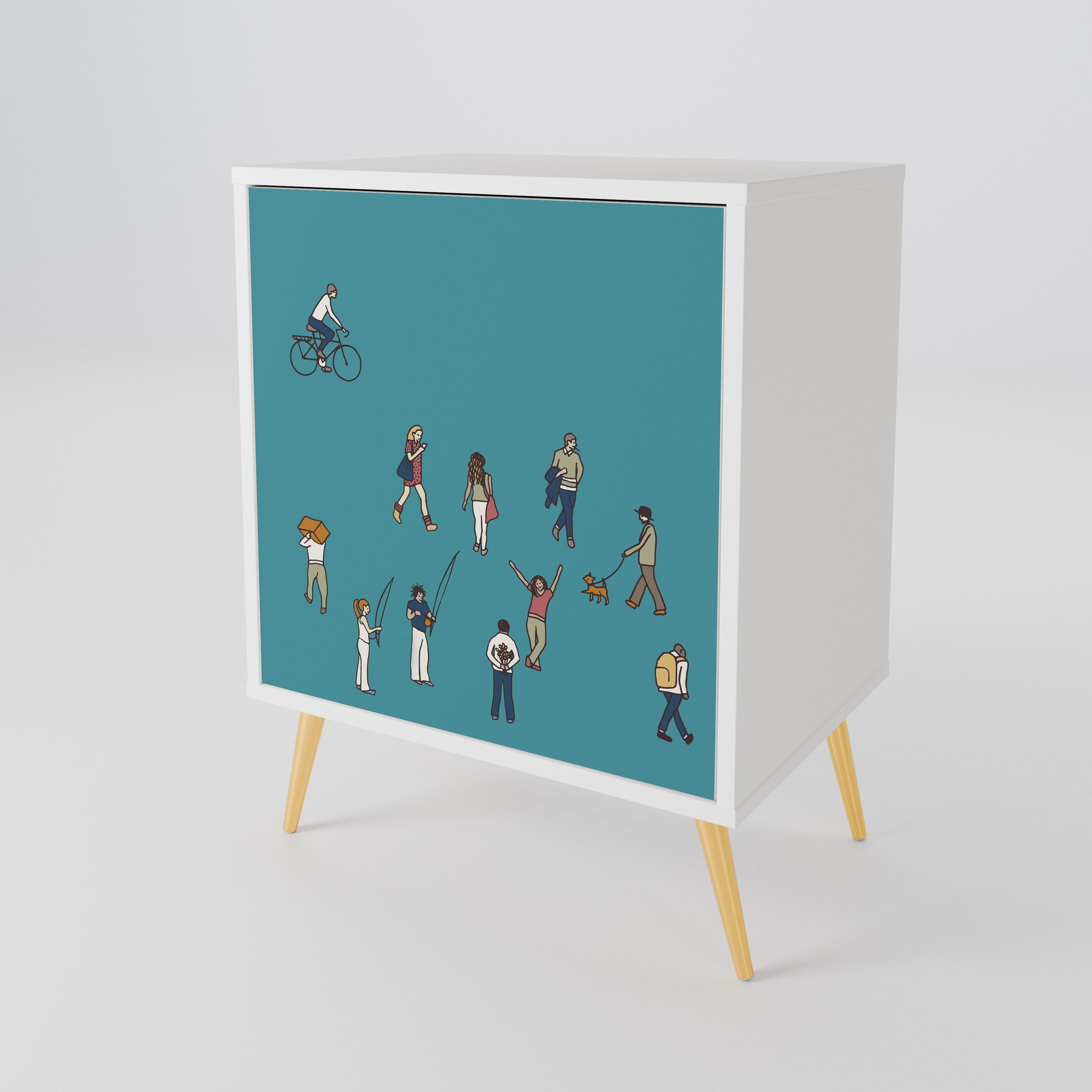 COLLECTIVE STREAM 1-Door Sideboard