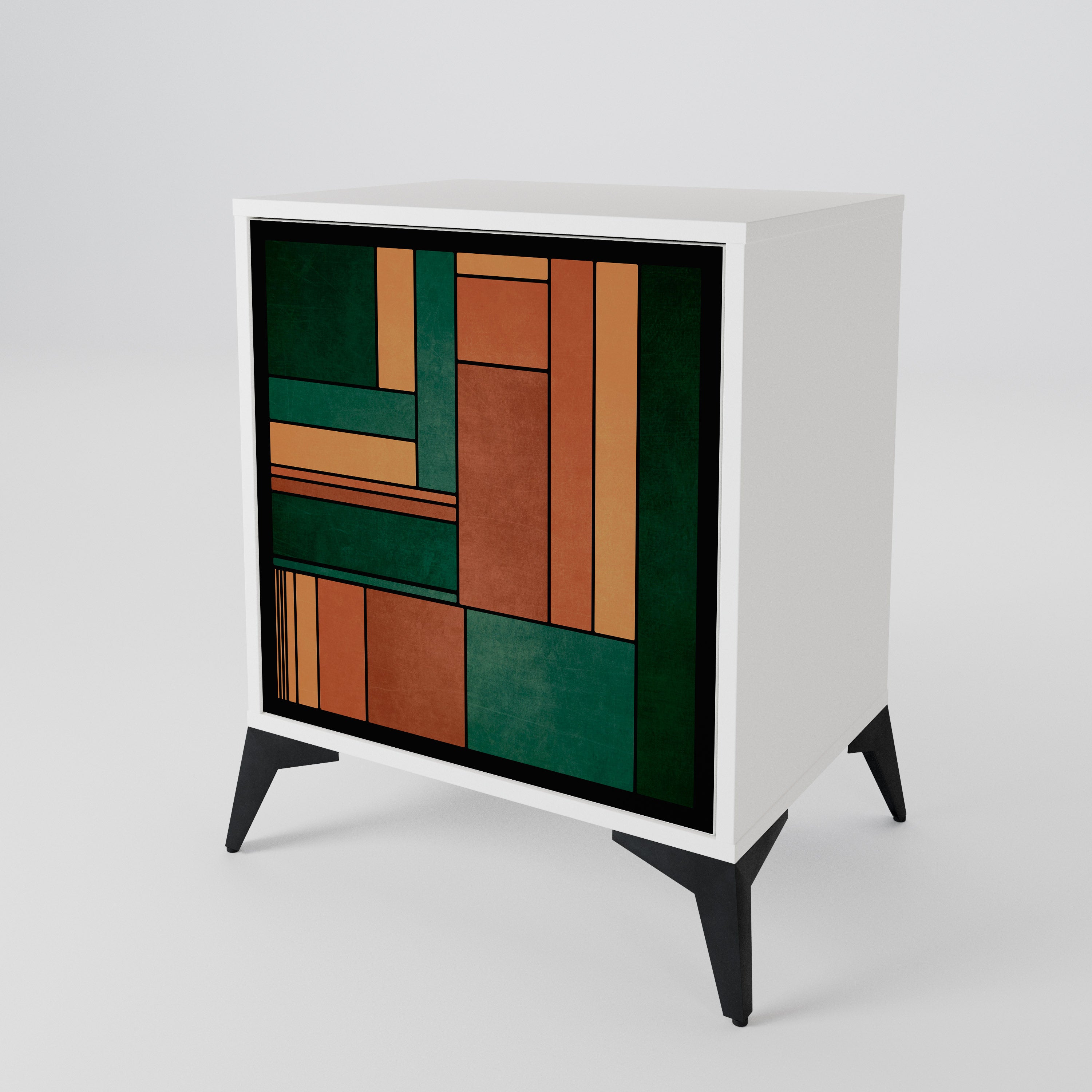 EARTHY FIGURES 1-Door Sideboard