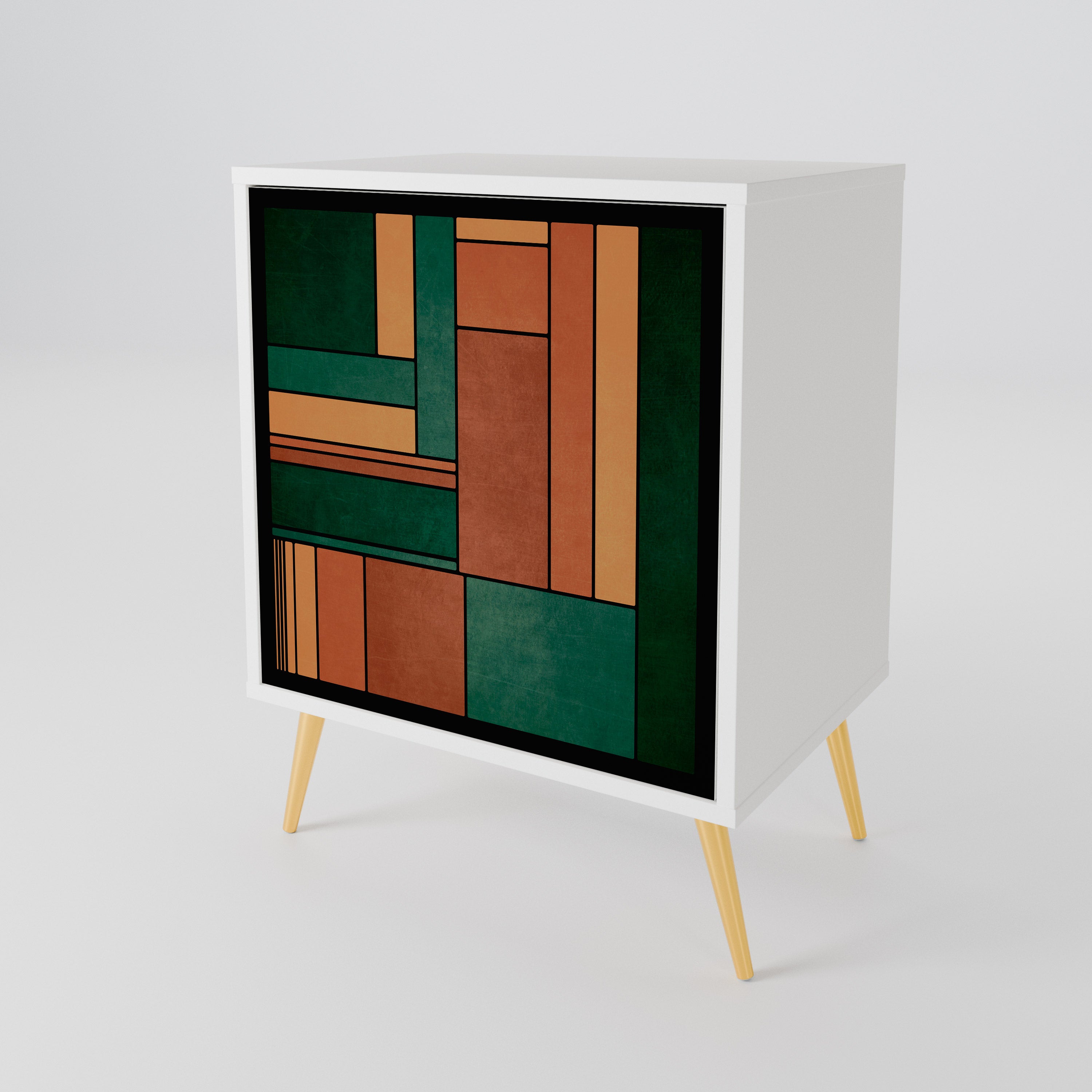 EARTHY FIGURES 1-Door Sideboard