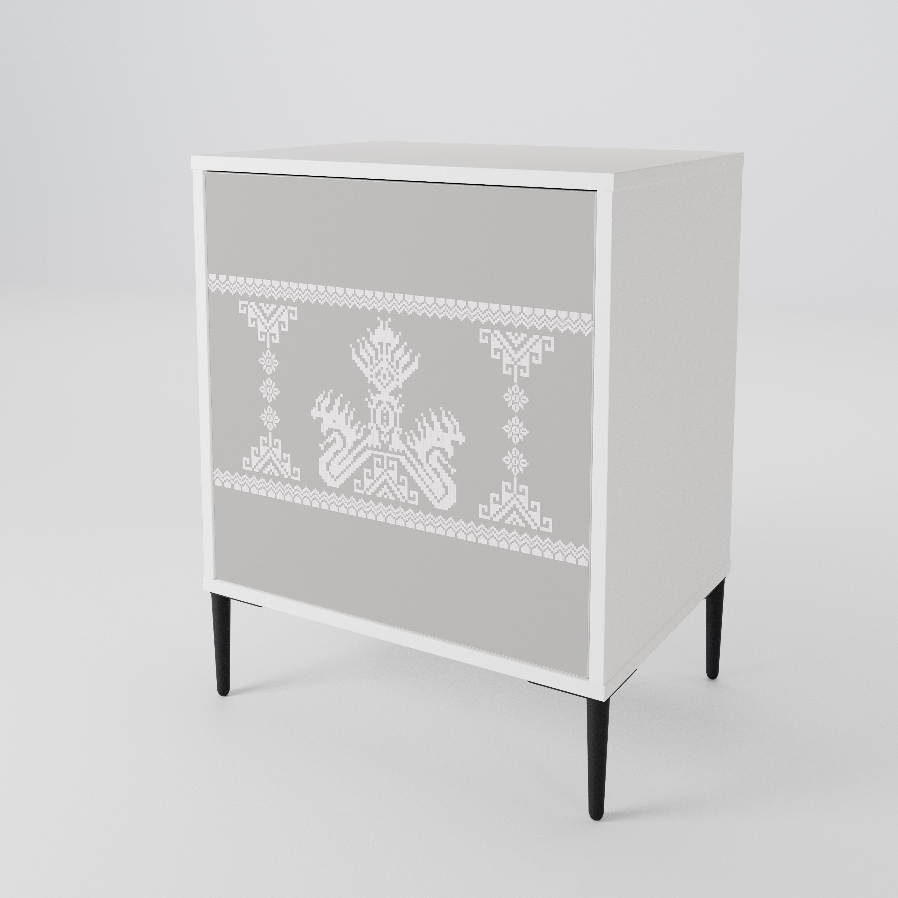 THAI GRAY 1-Door Sideboard