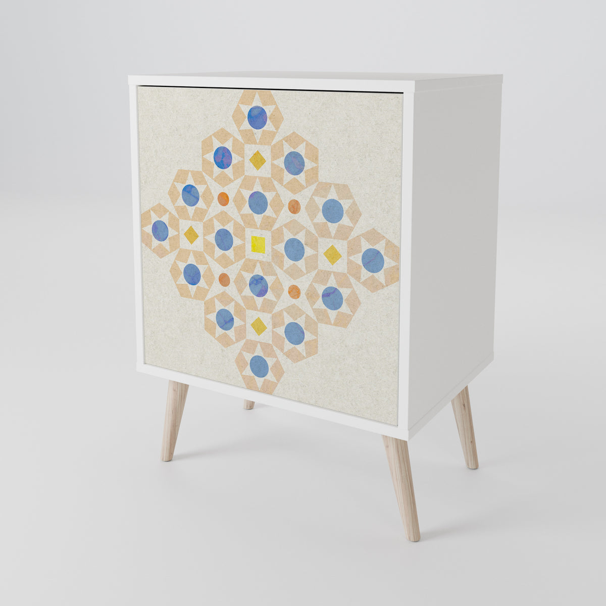 PATTERNED PRISM 1-Door Sideboard