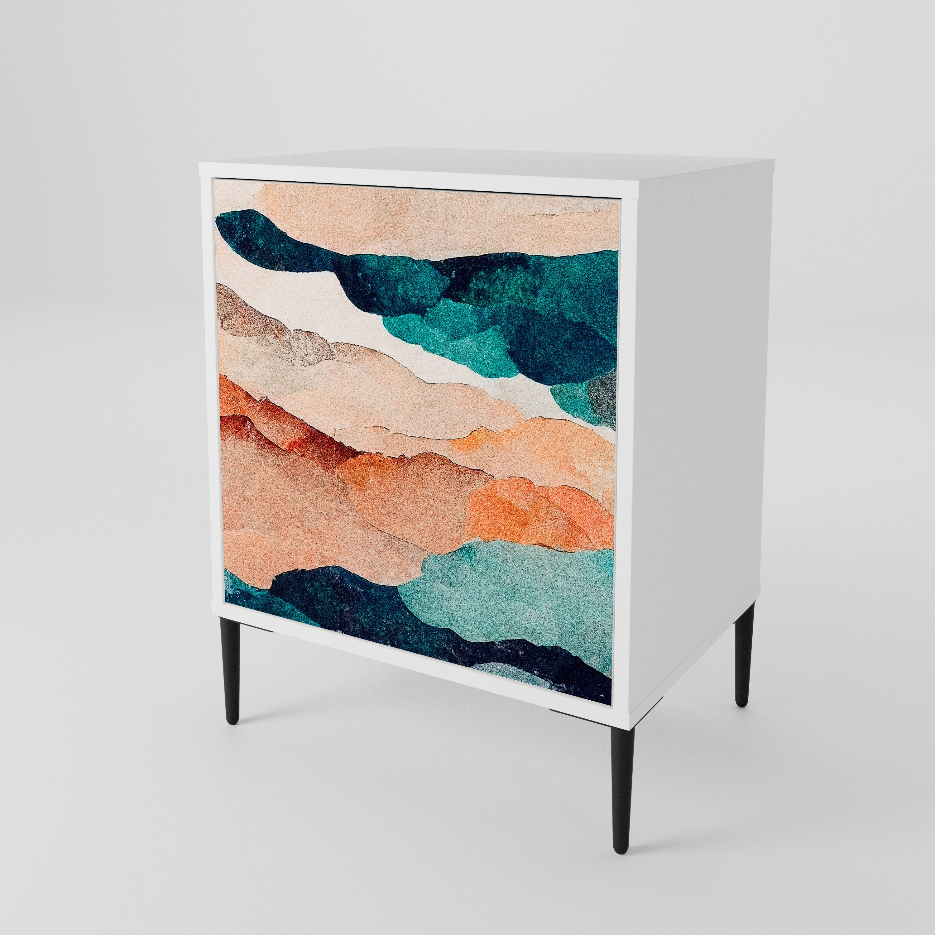 ABSTRACT LANDSCAPE 1-Door Sideboard