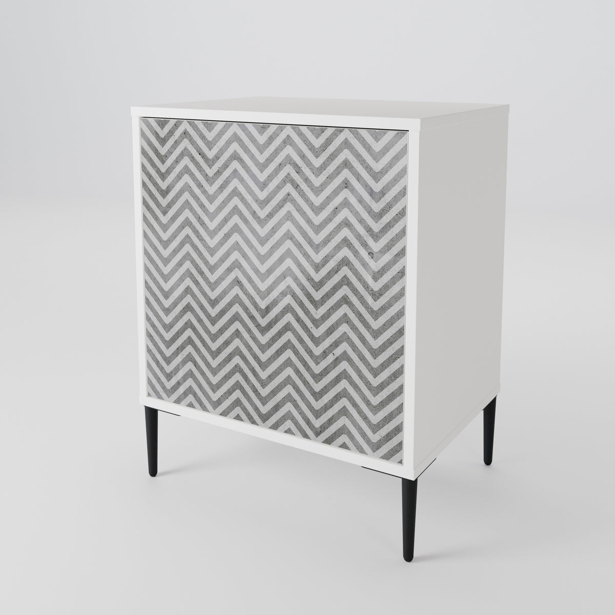 CONCRETE ZIG ZAG Μπουφές 1-θύρας