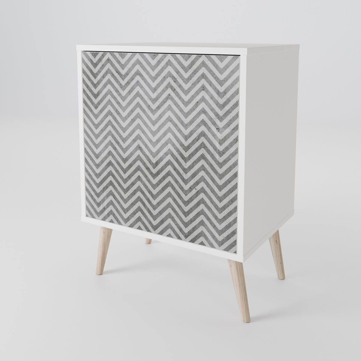 CONCRETE ZIG ZAG Μπουφές 1-θύρας
