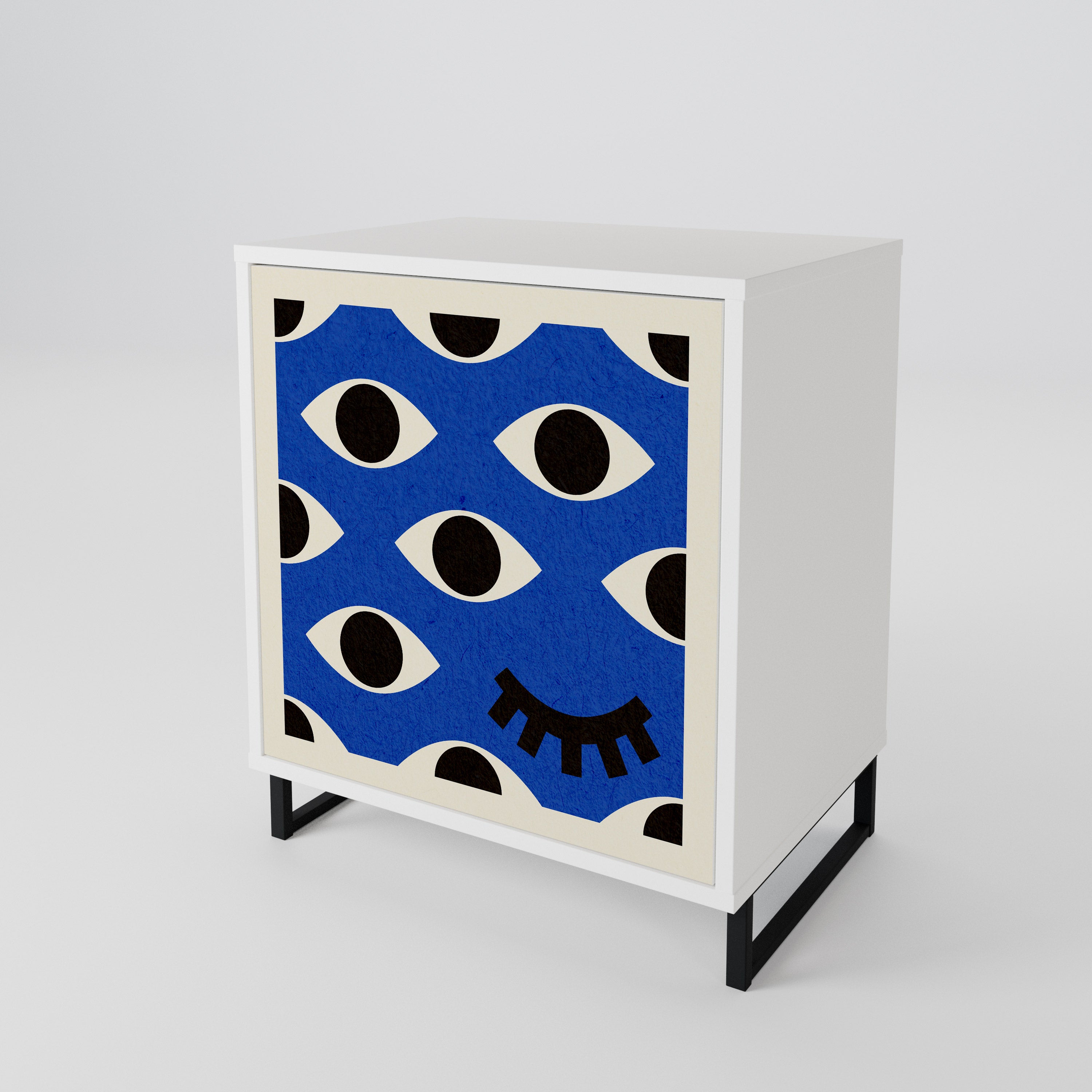 GEOMETRIC EYES 1-Door Sideboard