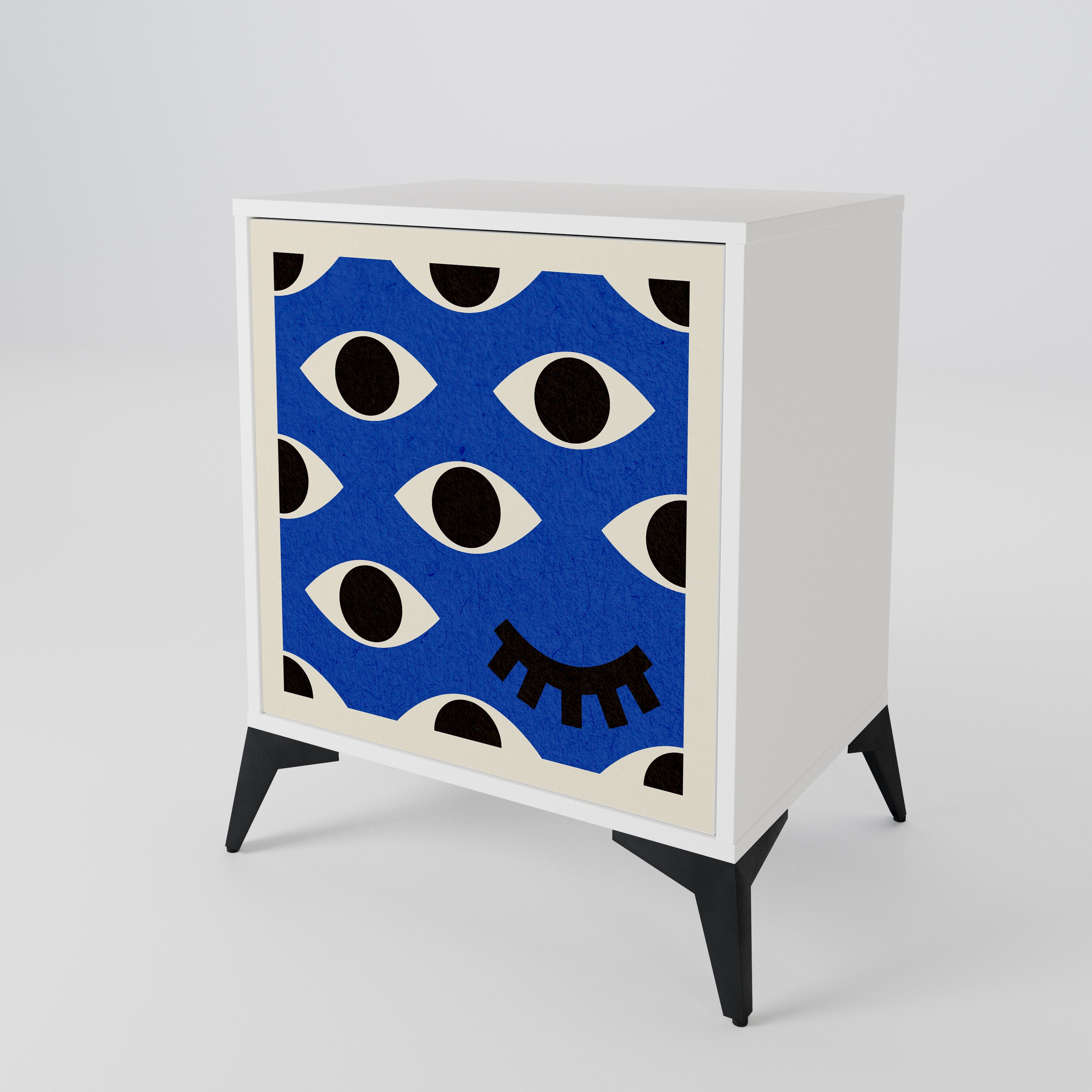 GEOMETRIC EYES 1-Door Sideboard