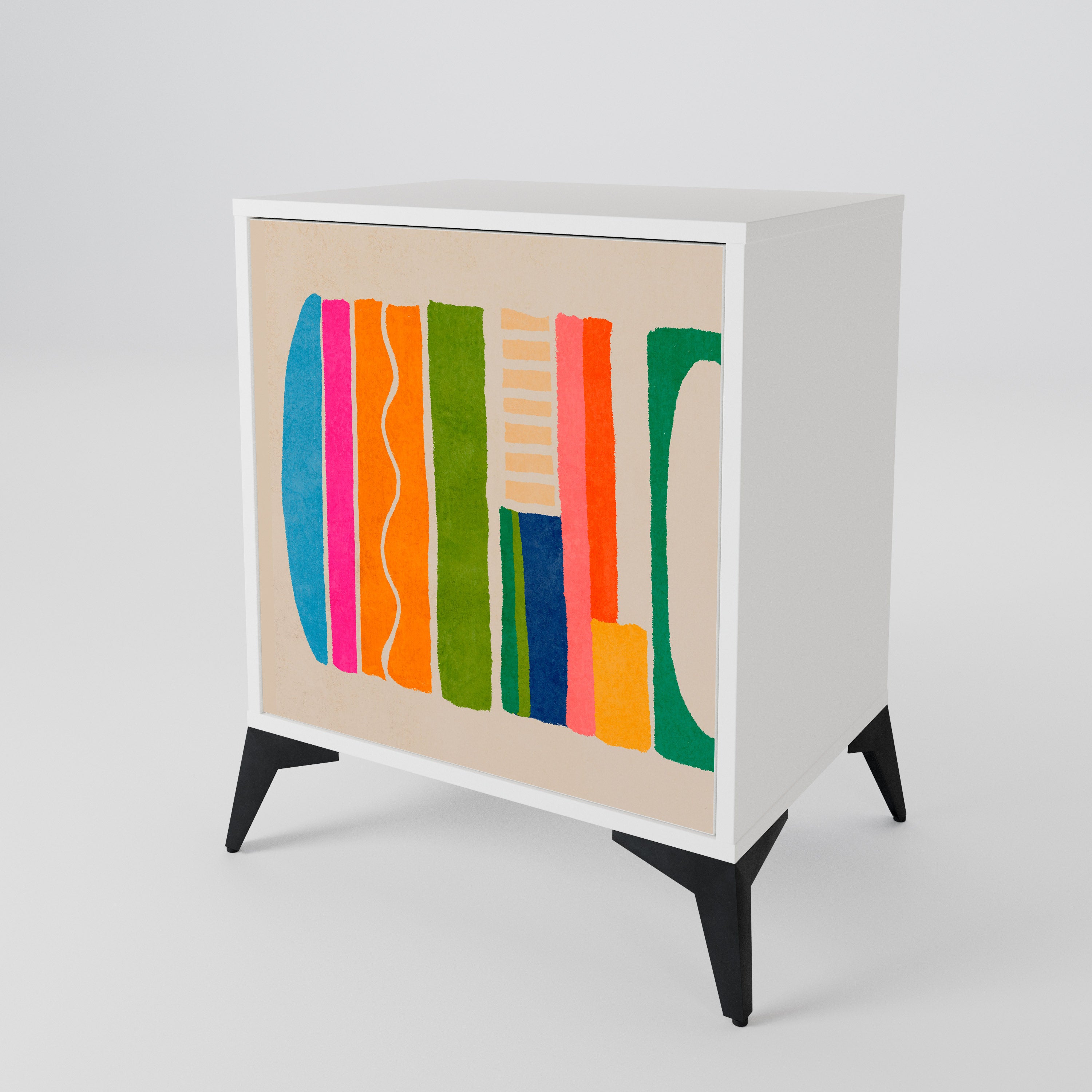 GEOMETRIC SHINE 1-Door Sideboard