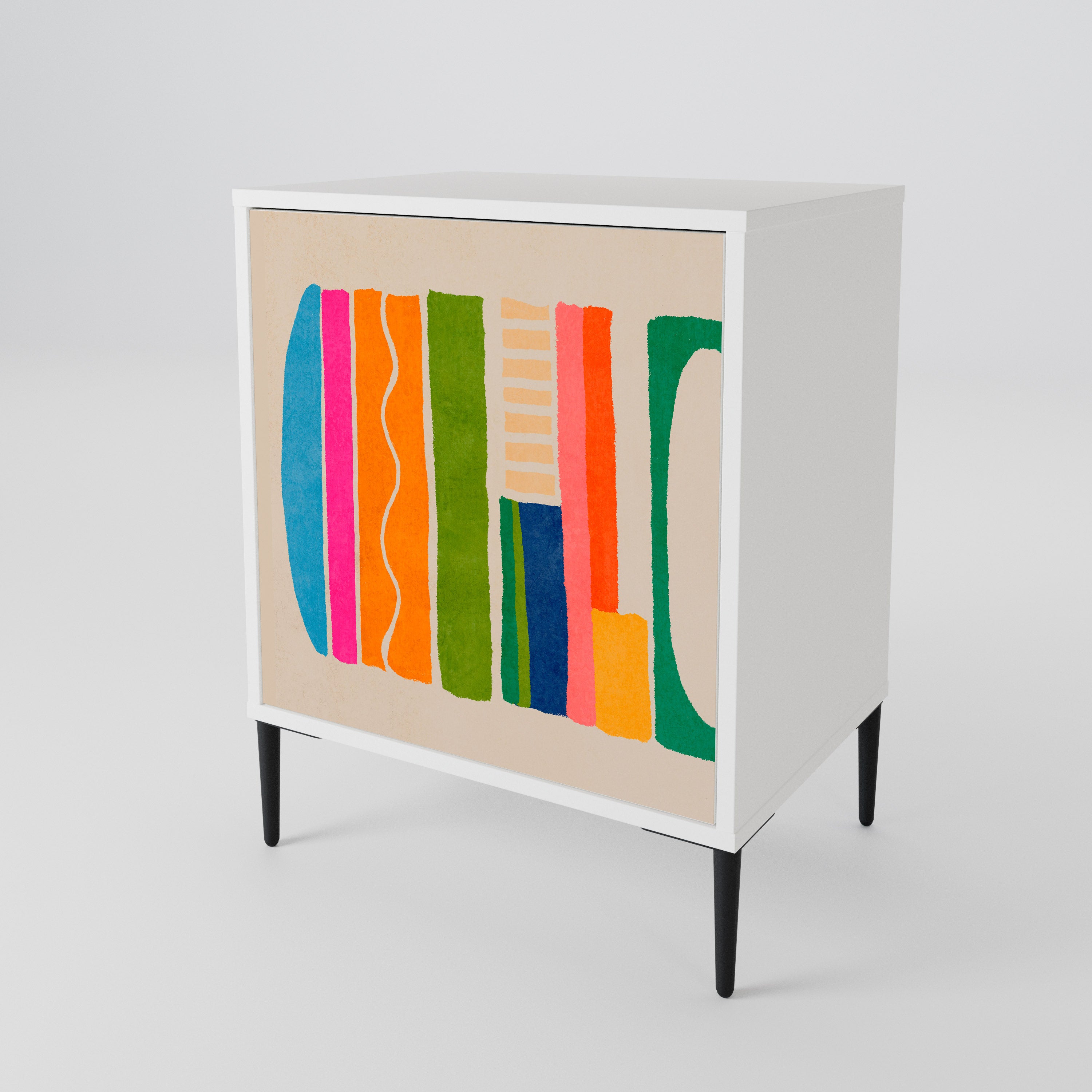 GEOMETRIC SHINE 1-Door Sideboard