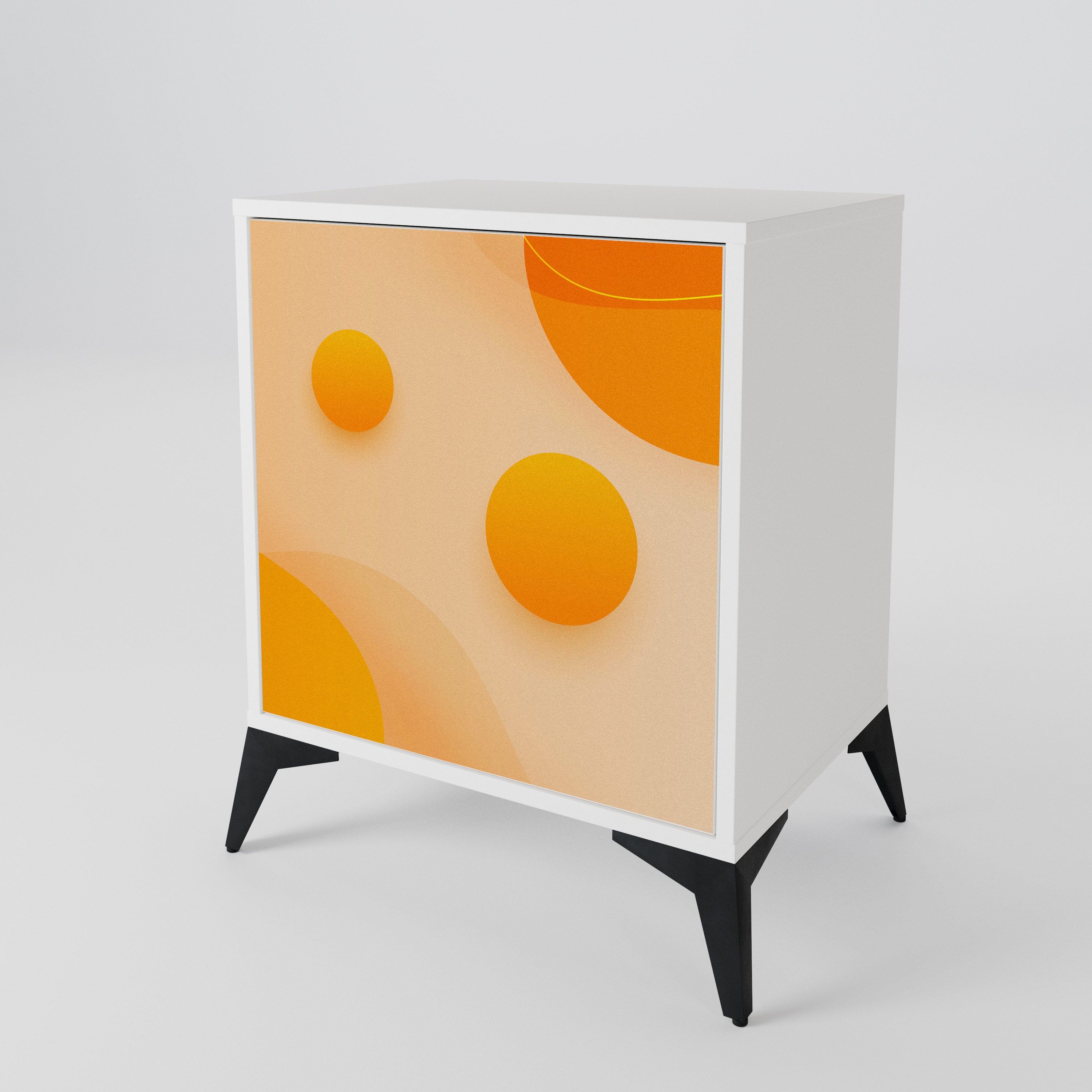 ORANGE ARRANGEMENT 1-Door Sideboard