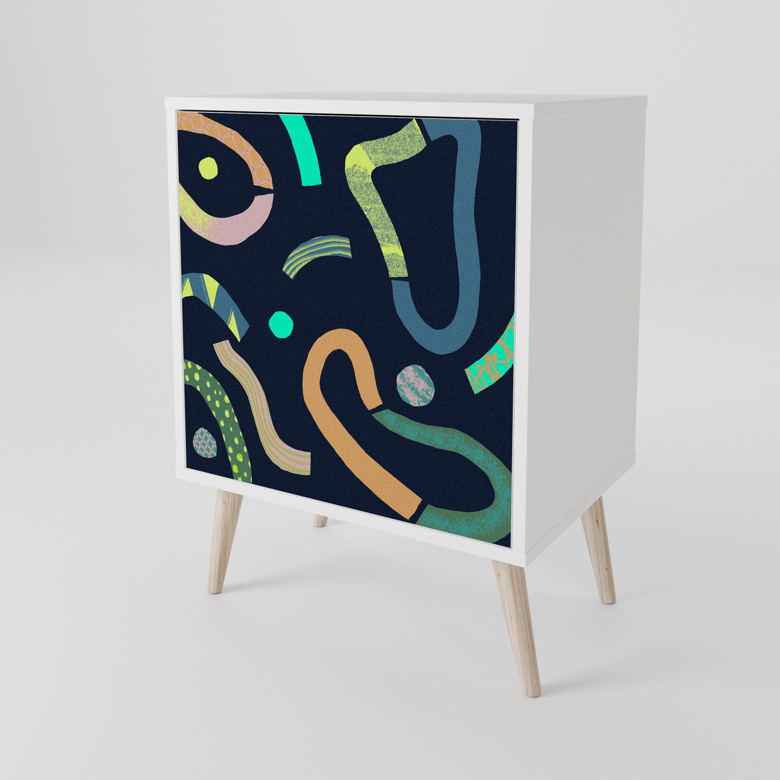 CONTRAST DANCE 1-Door Sideboard