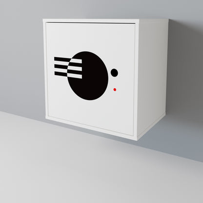 BLACK AND WHITE COMBINATION Μπουφές 1-θύρας