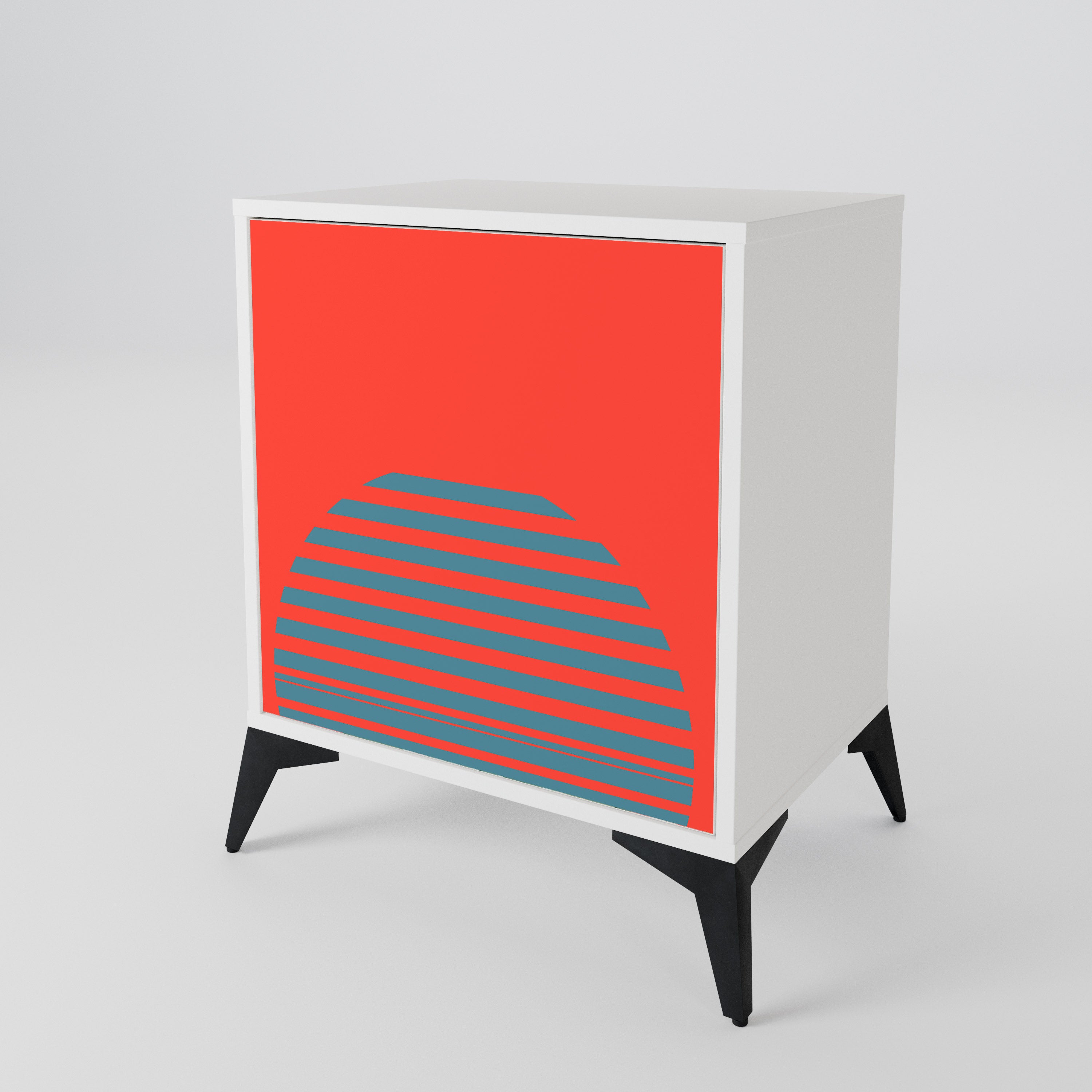 RISING GEOMETRY STARS 1-Door Sideboard