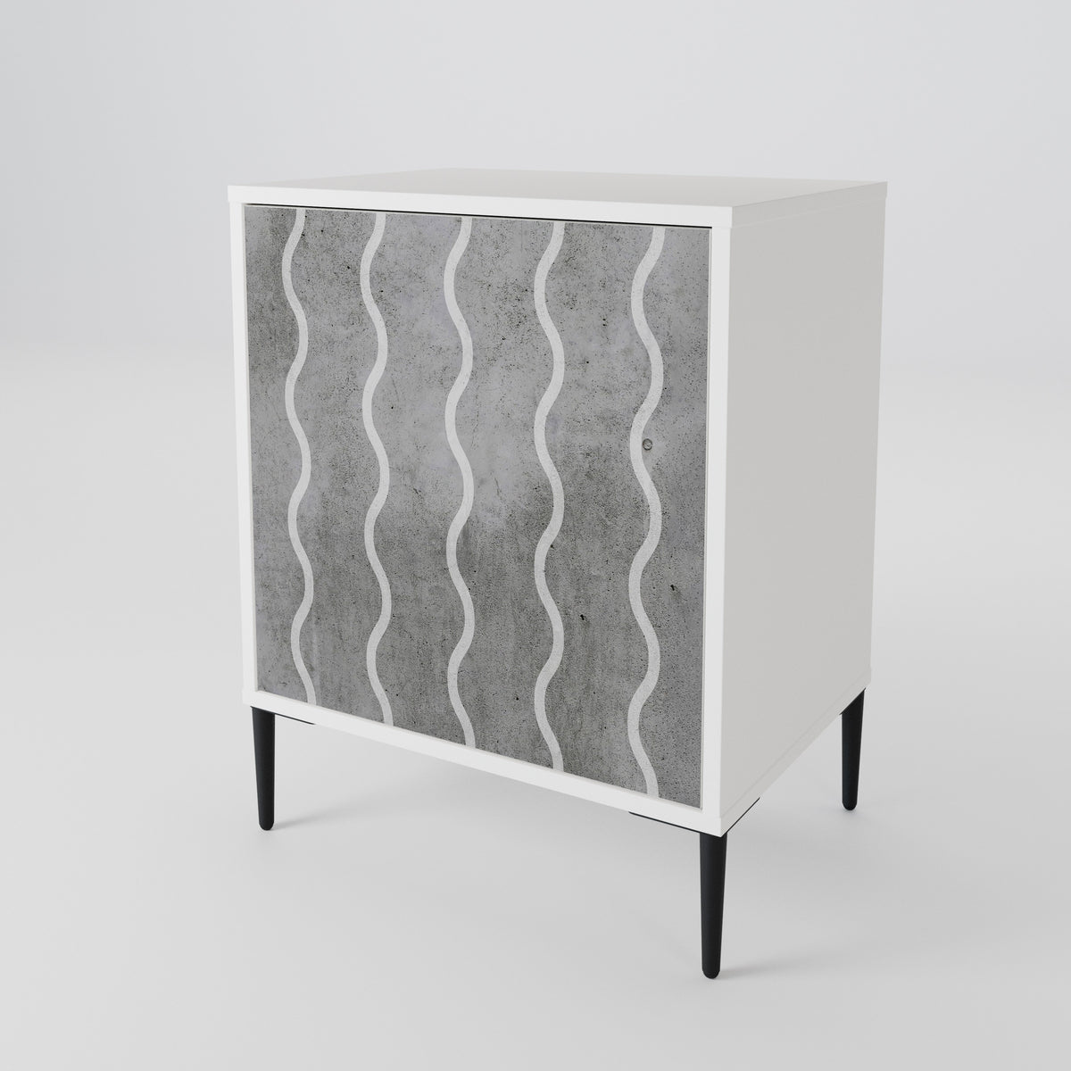 WAVES OF CONCRETE 1-Door Sideboard