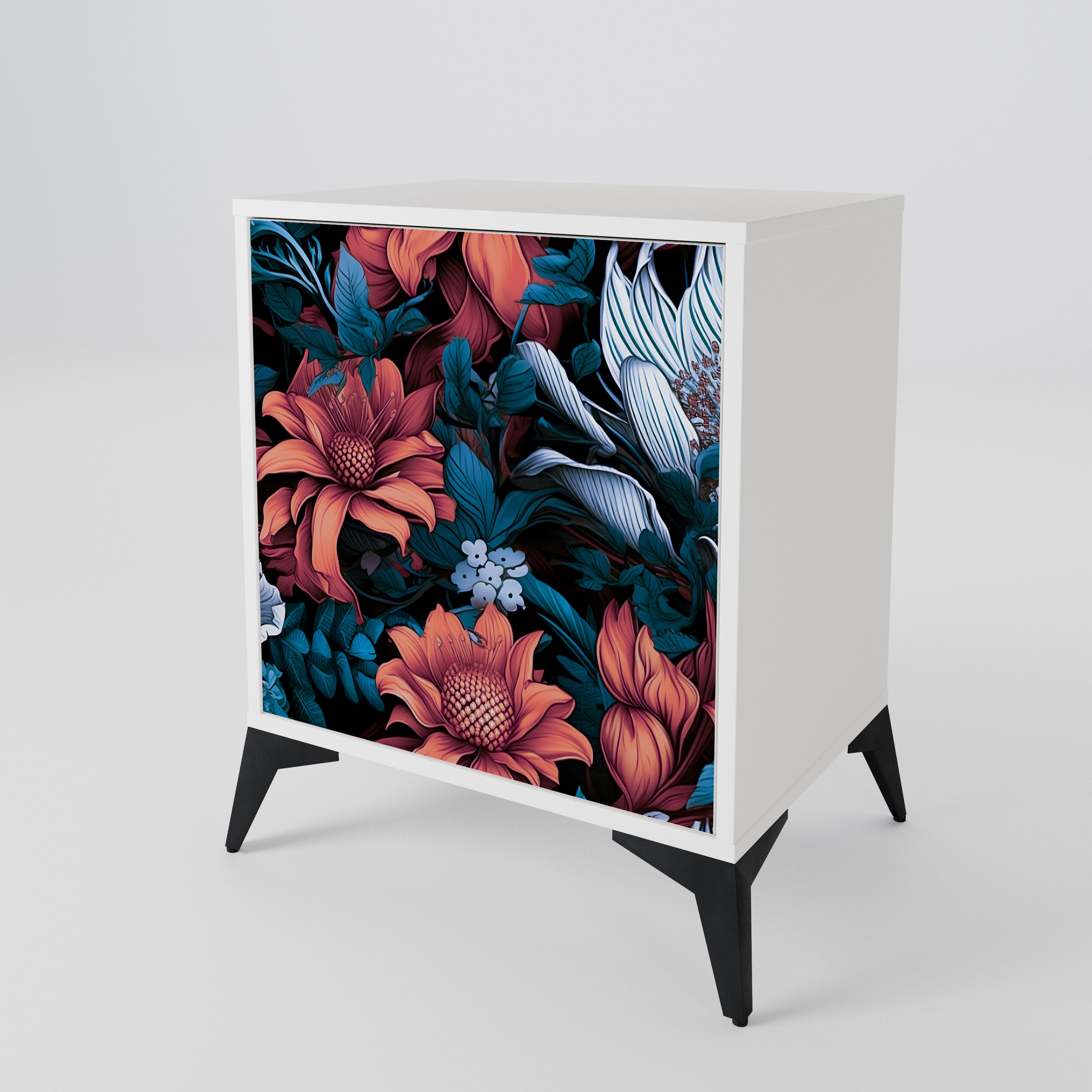 ETHEREAL BLOSSOMS 1-Door Sideboard