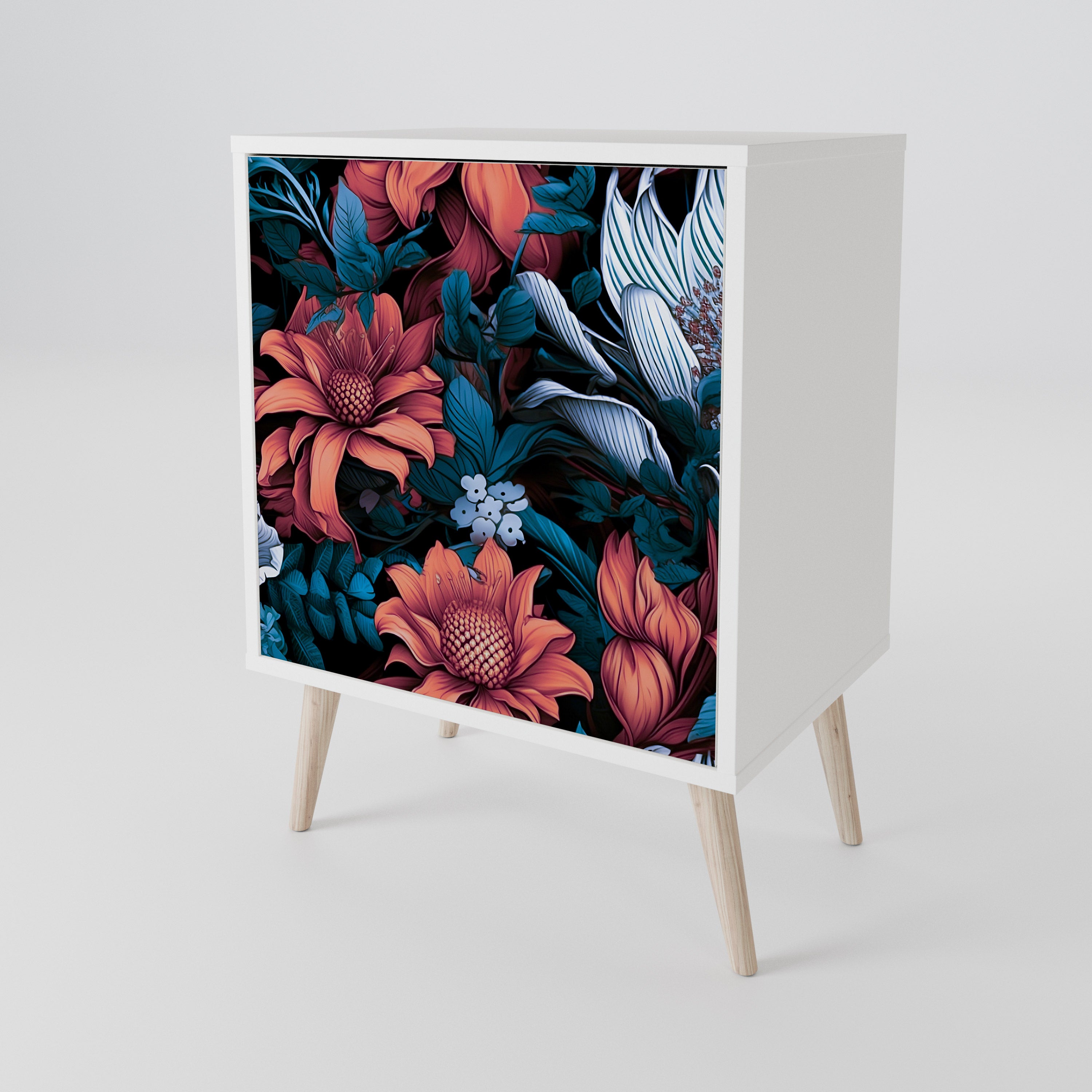 ETHEREAL BLOSSOMS 1-Door Sideboard