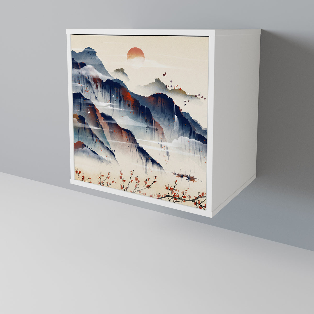 JAPANESE LANDSCAPE Μπουφές 1-θύρας