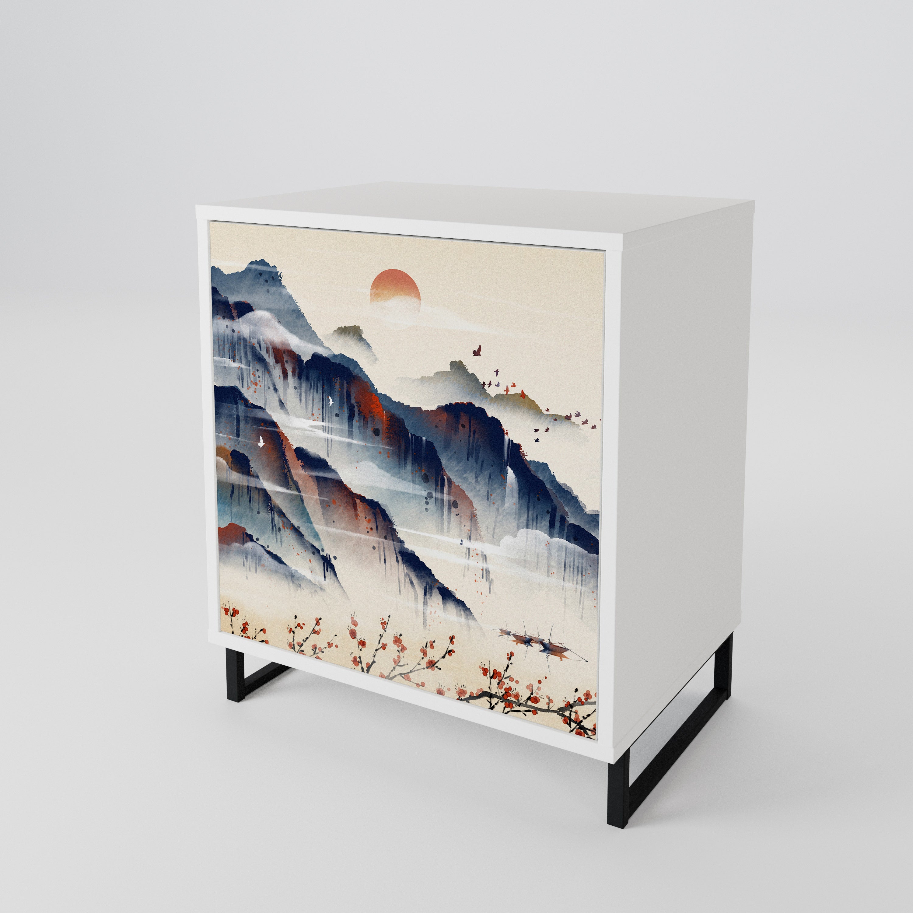 JAPANESE LANDSCAPE Μπουφές 1-θύρας