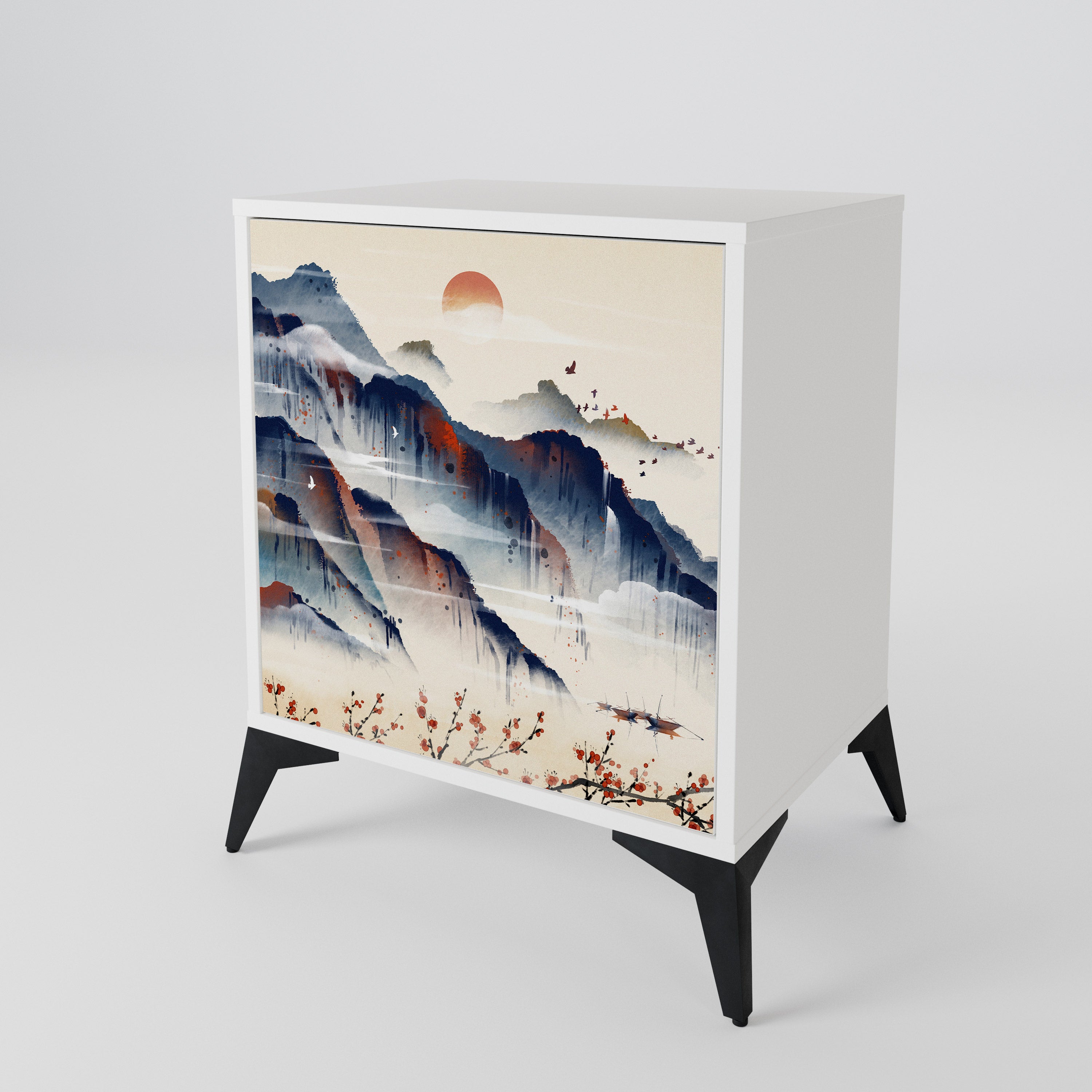 JAPANESE LANDSCAPE Μπουφές 1-θύρας