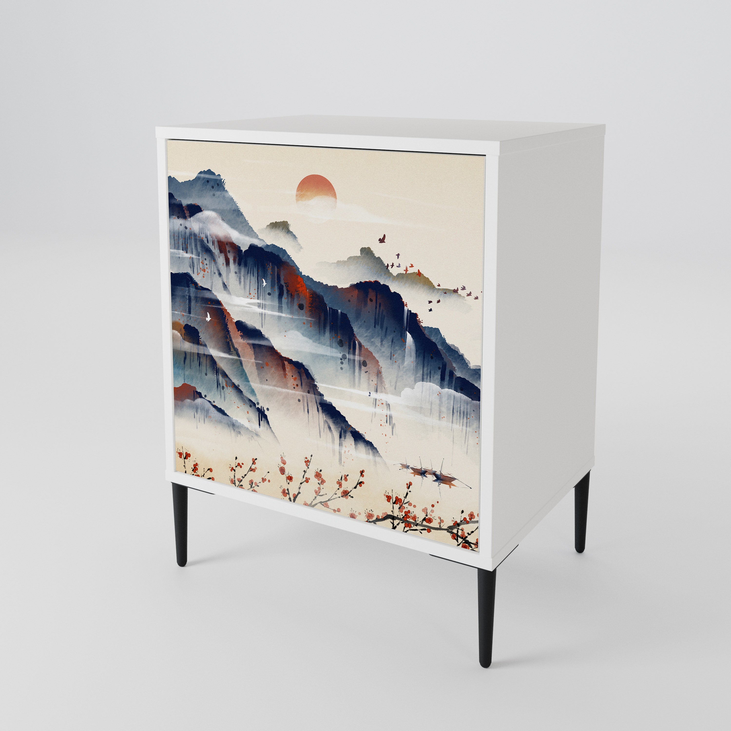 JAPANESE LANDSCAPE Μπουφές 1-θύρας