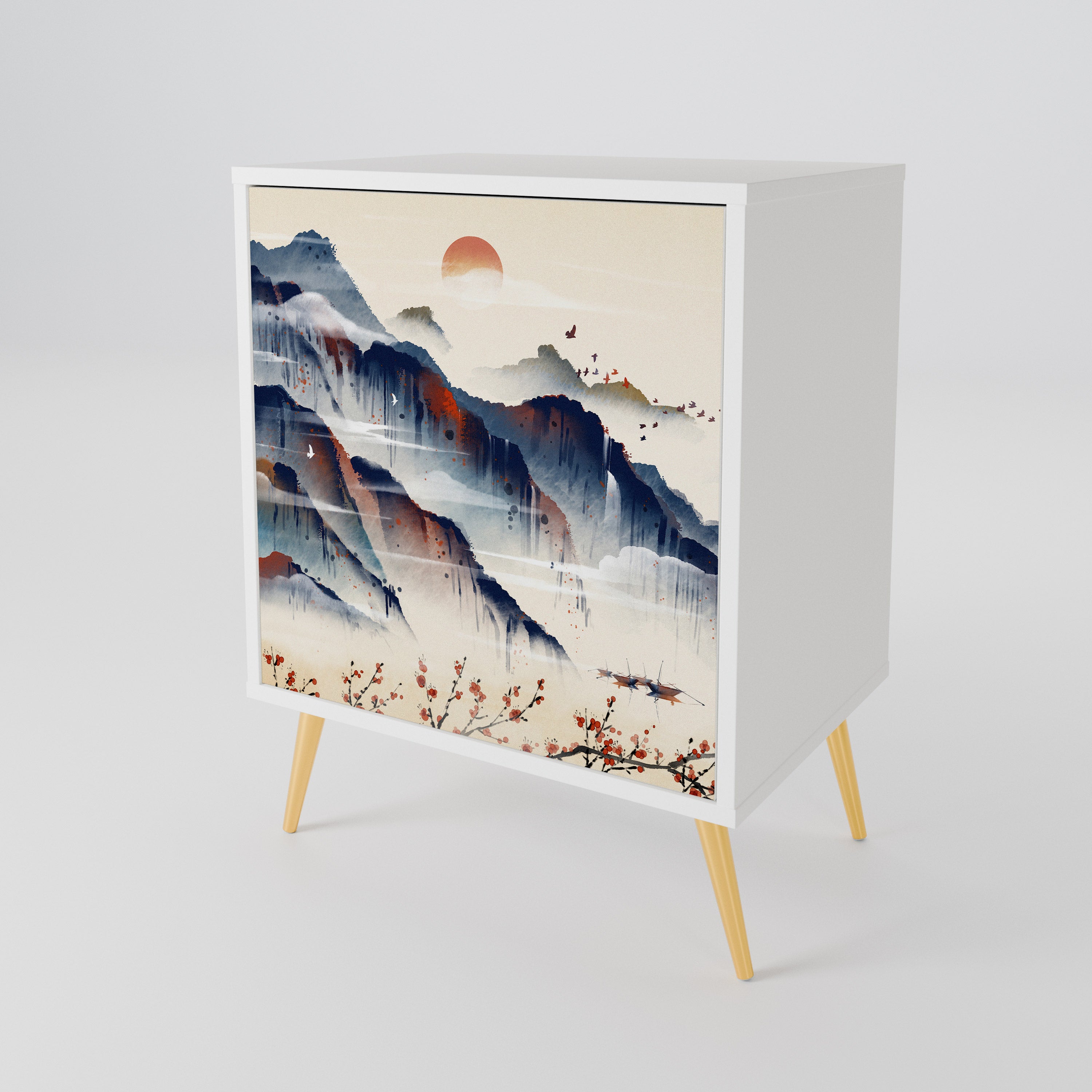 JAPANESE LANDSCAPE Μπουφές 1-θύρας