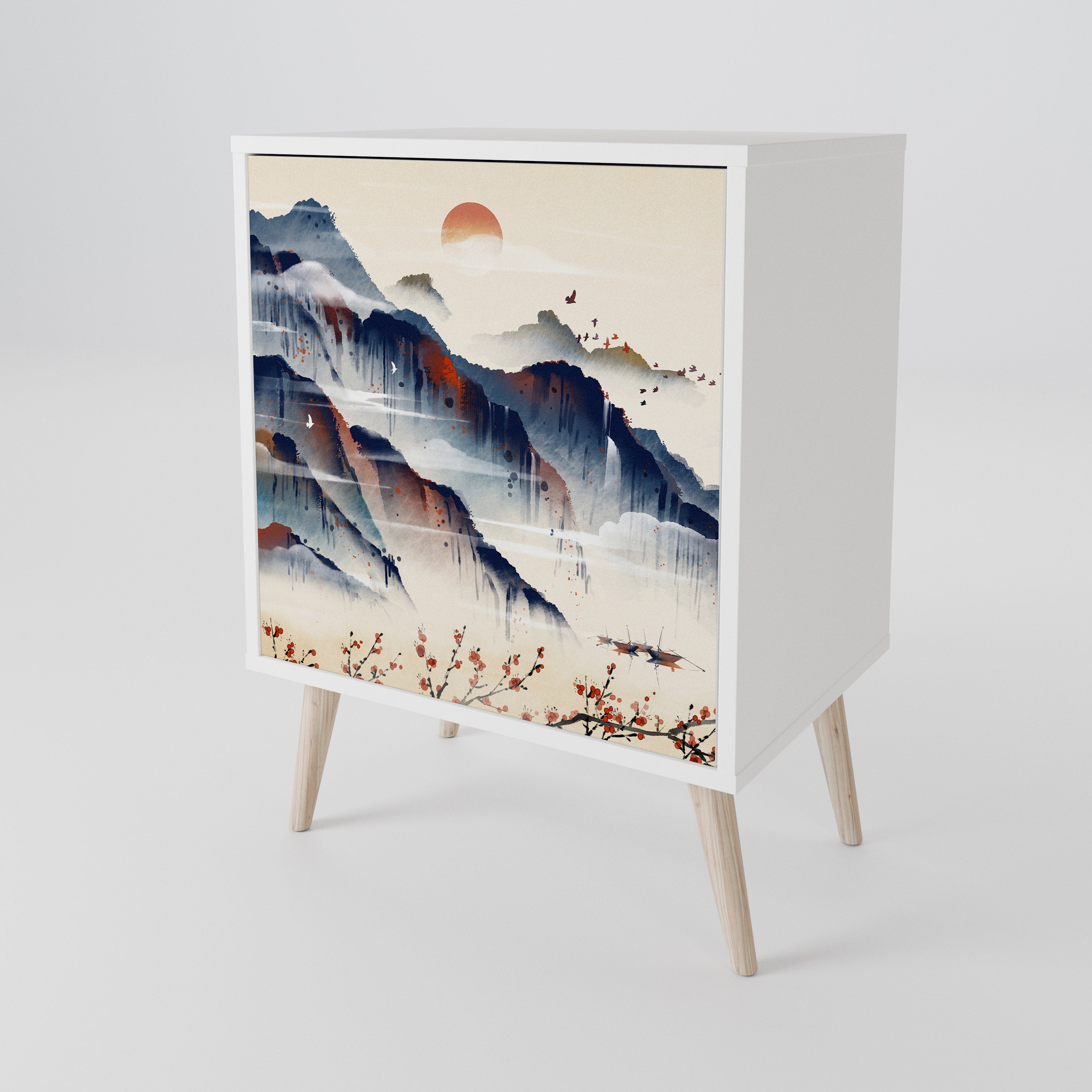JAPANESE LANDSCAPE Μπουφές 1-θύρας