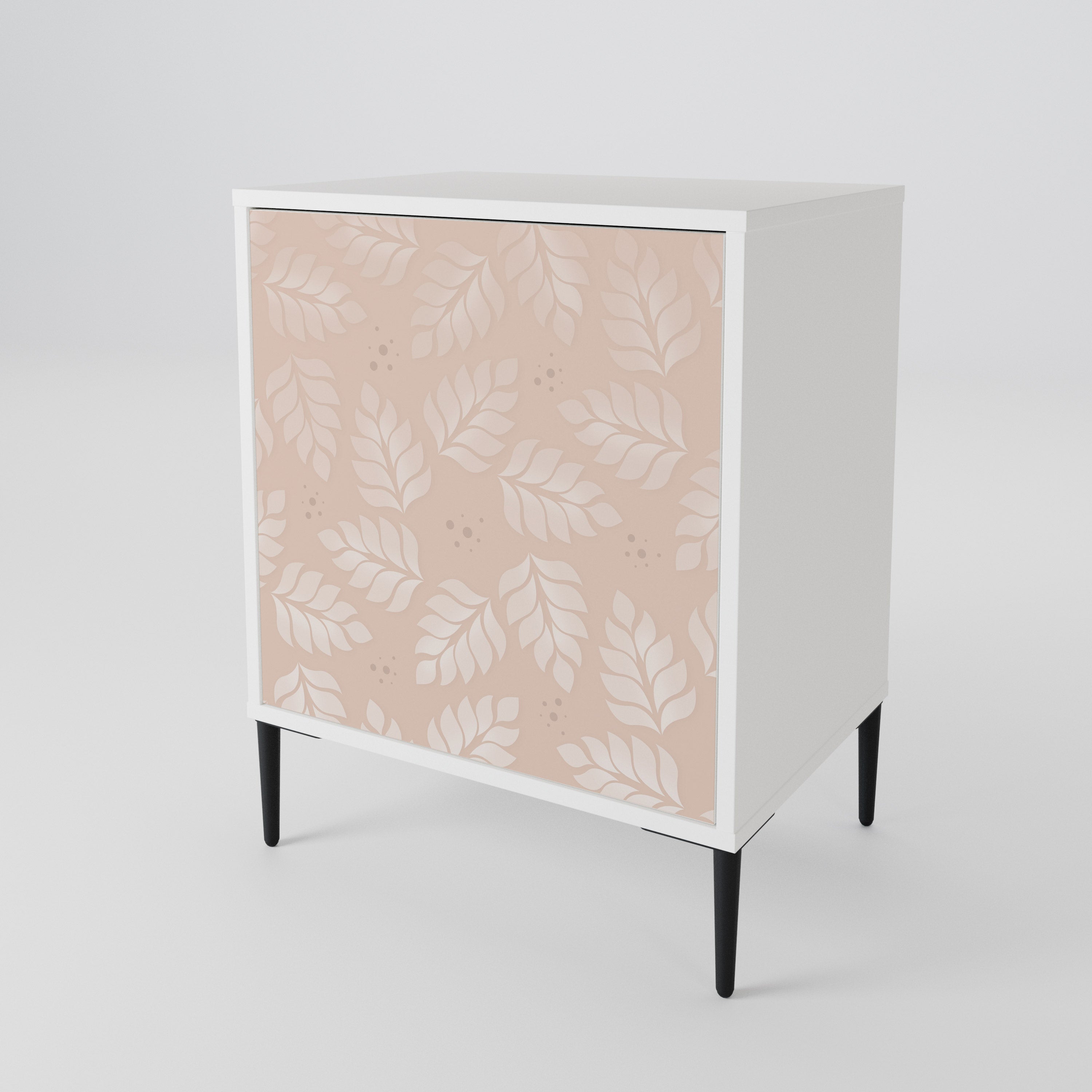 LEAVES ON BEIGE 1-Door Sideboard