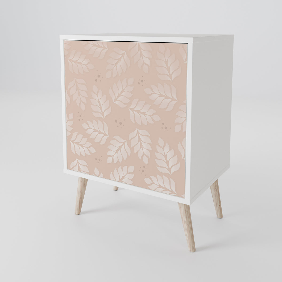 LEAVES ON BEIGE Μπουφές 1-θύρας