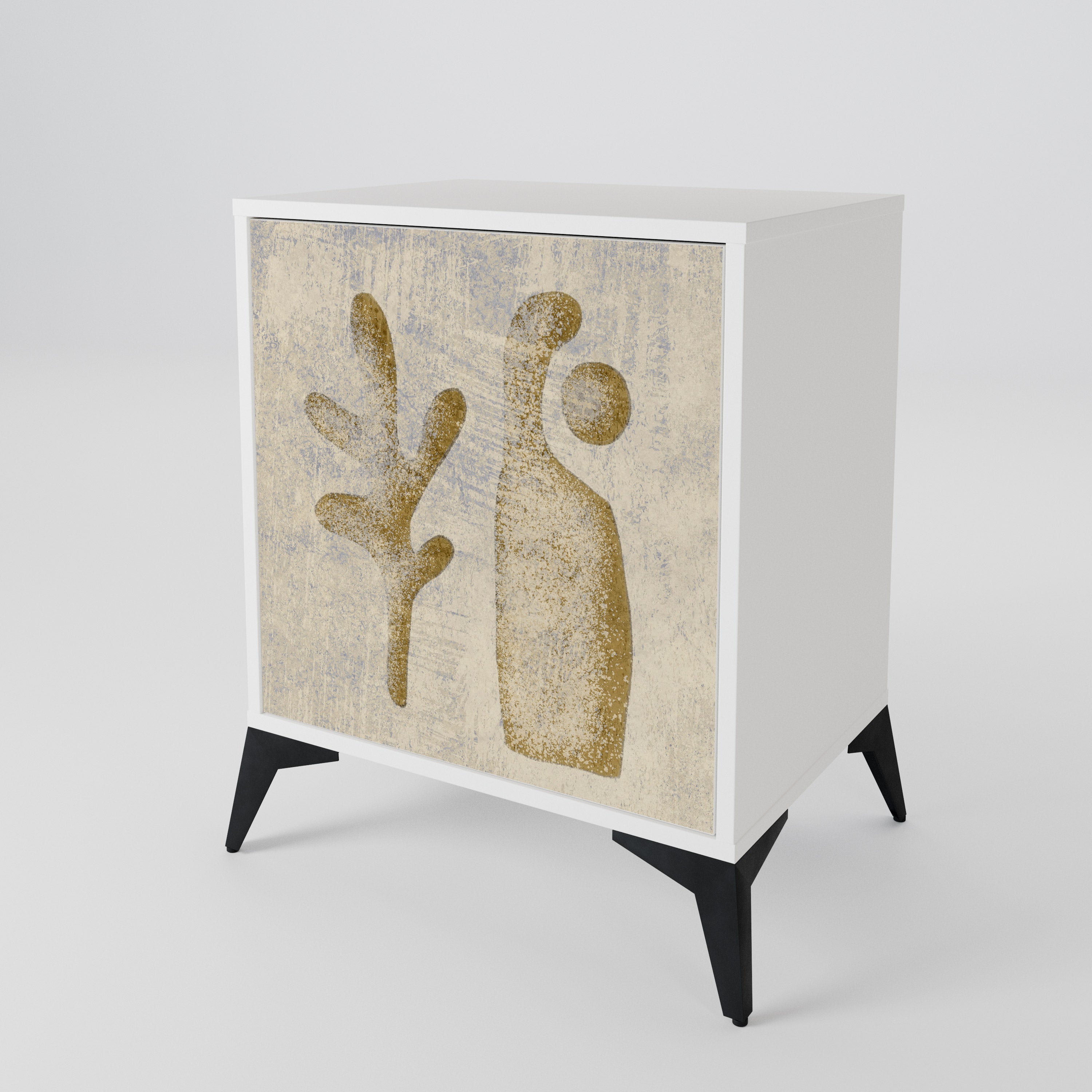 SAND SCULPTURES 1-Door Sideboard