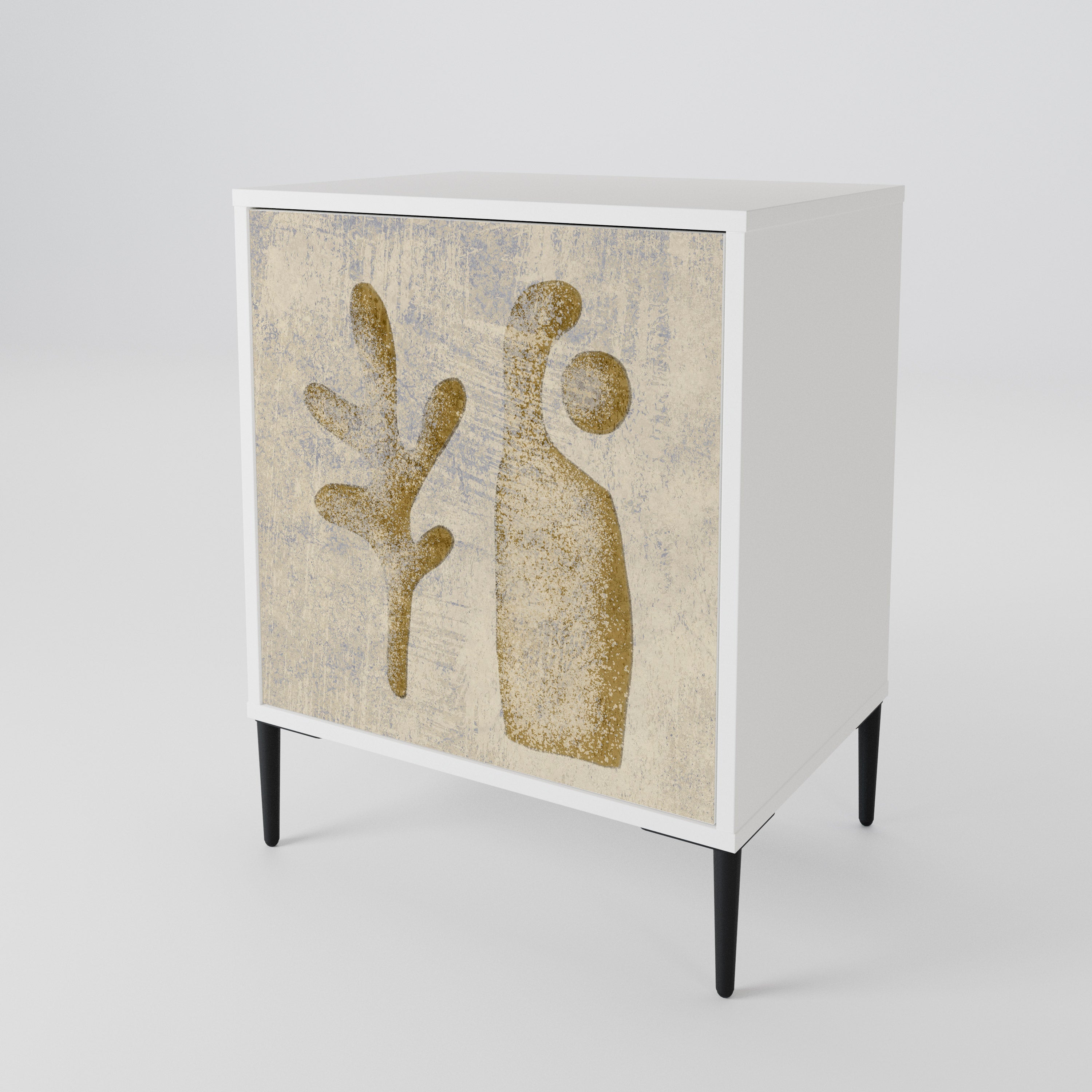 SAND SCULPTURES 1-Door Sideboard