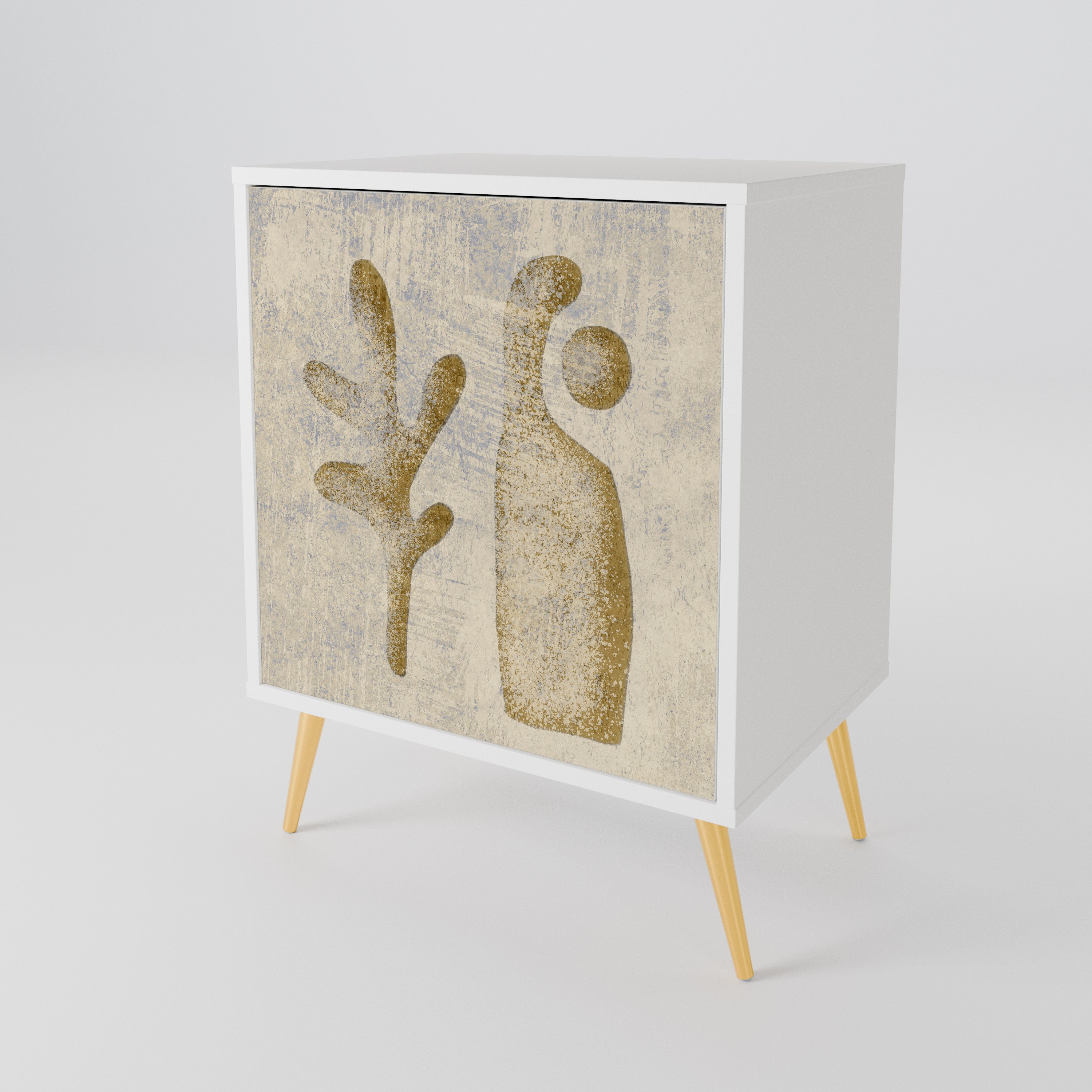 SAND SCULPTURES 1-Door Sideboard