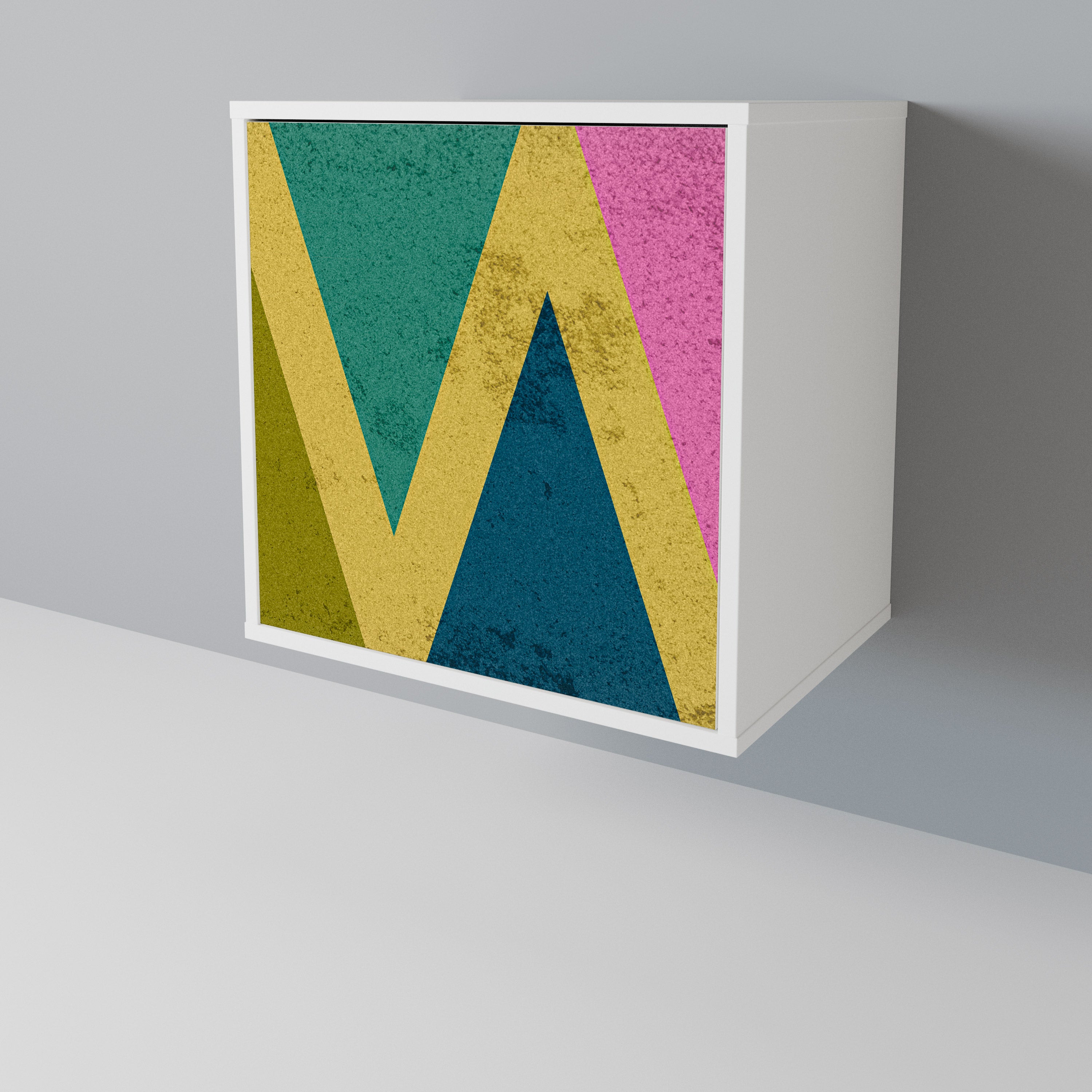 COLORFUL TRIANGLES Μπουφές 1-θύρας