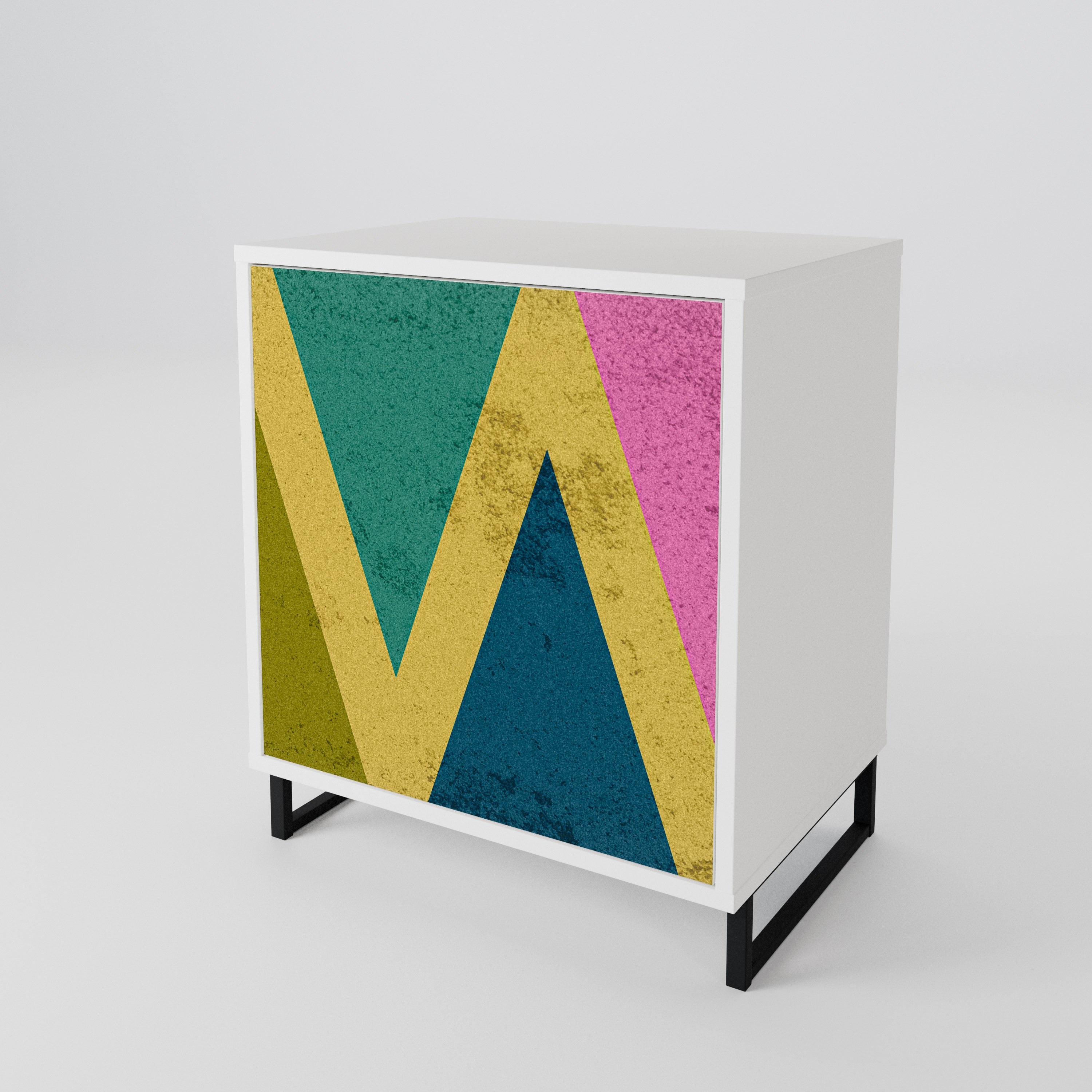 COLORFUL TRIANGLES Μπουφές 1-θύρας