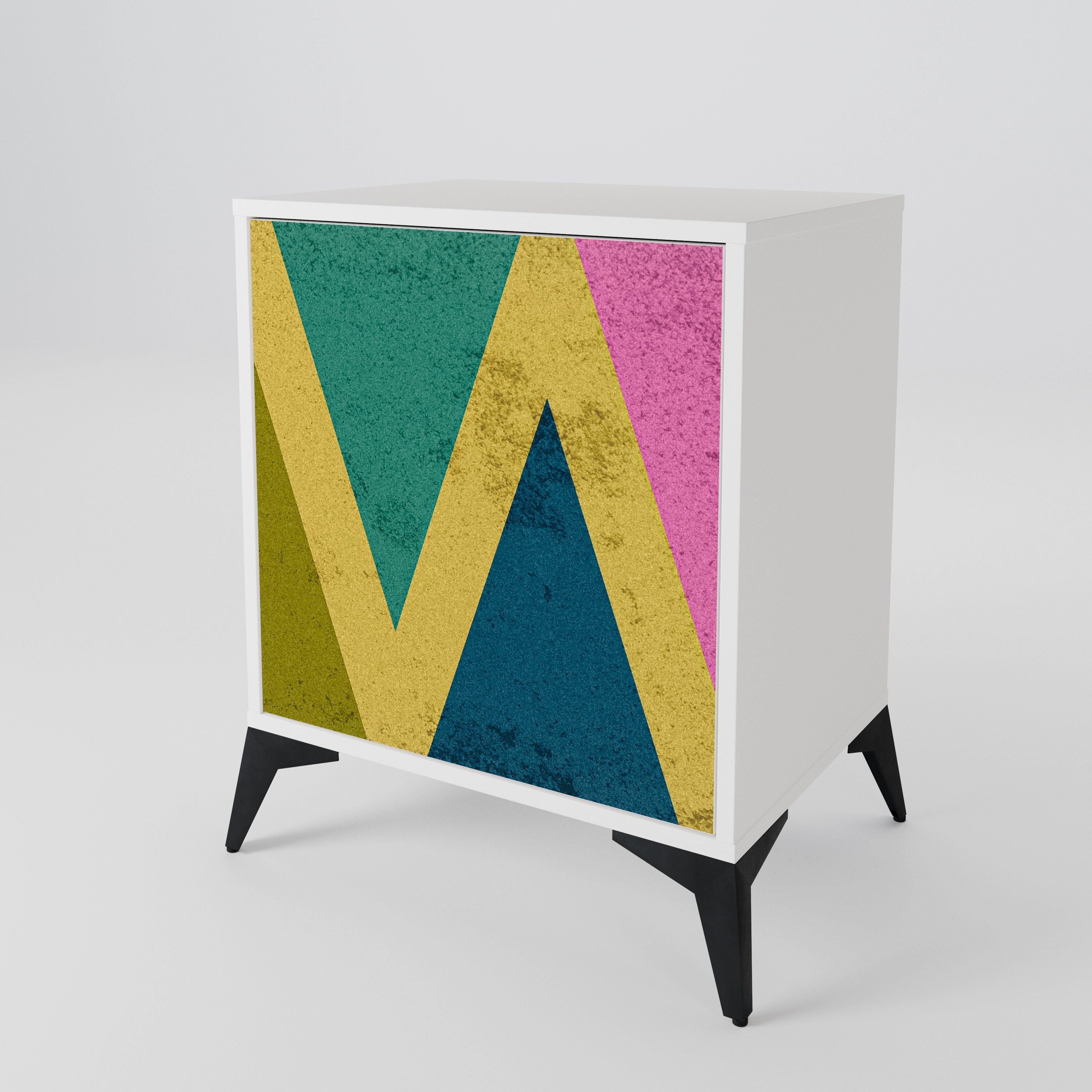 COLORFUL TRIANGLES Μπουφές 1-θύρας