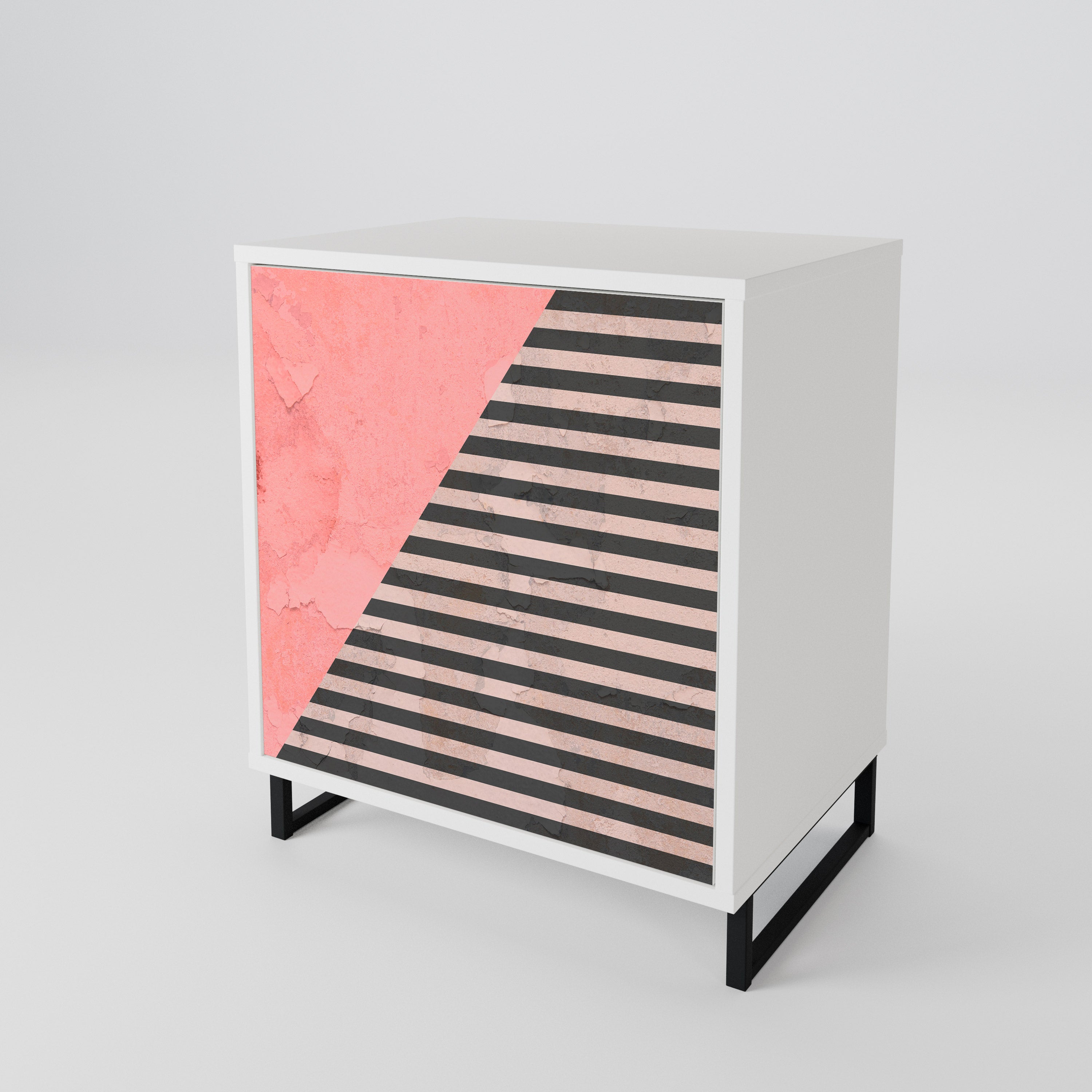 GLAMOROUS STRIPE Μπουφές 1-θύρας