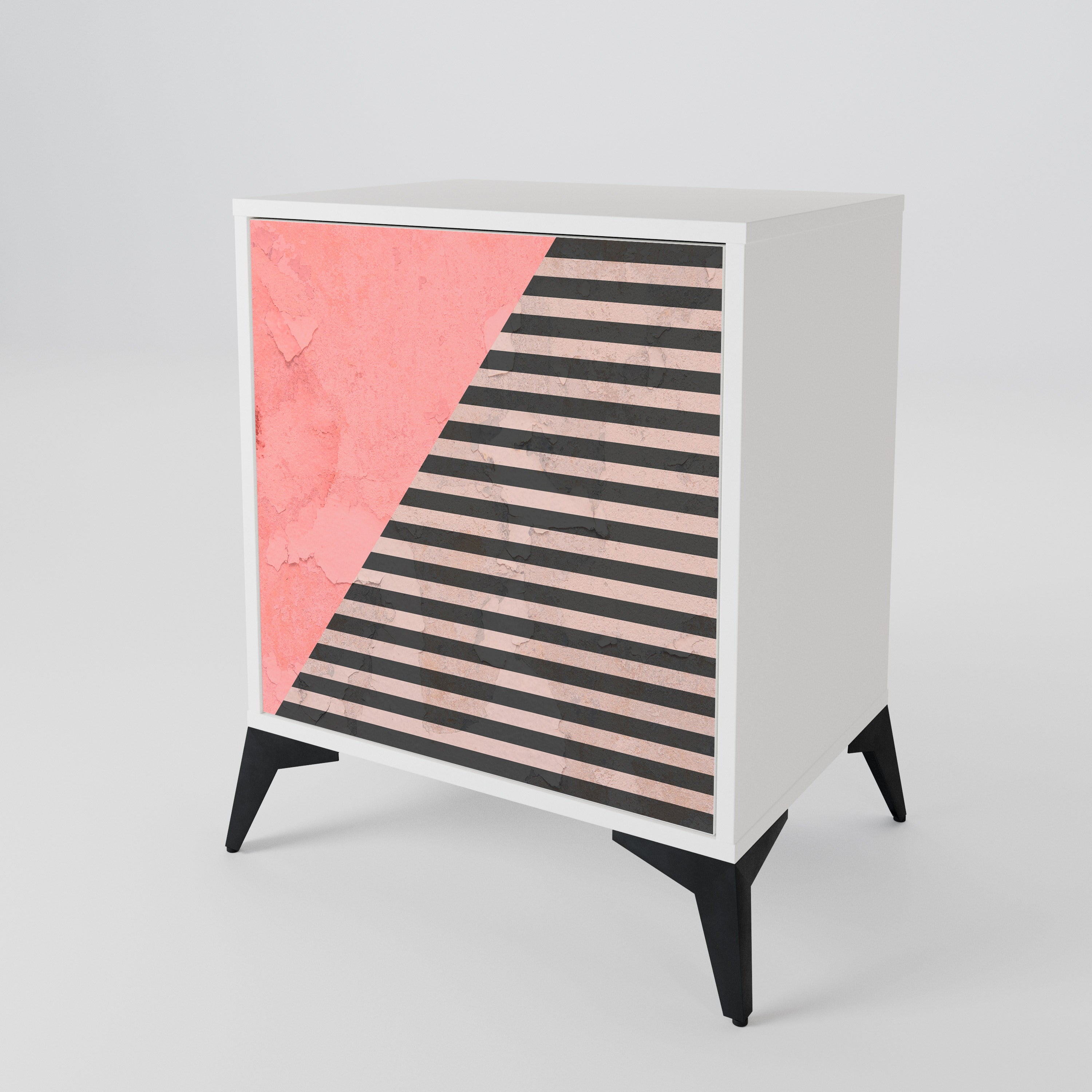 GLAMOROUS STRIPE Μπουφές 1-θύρας