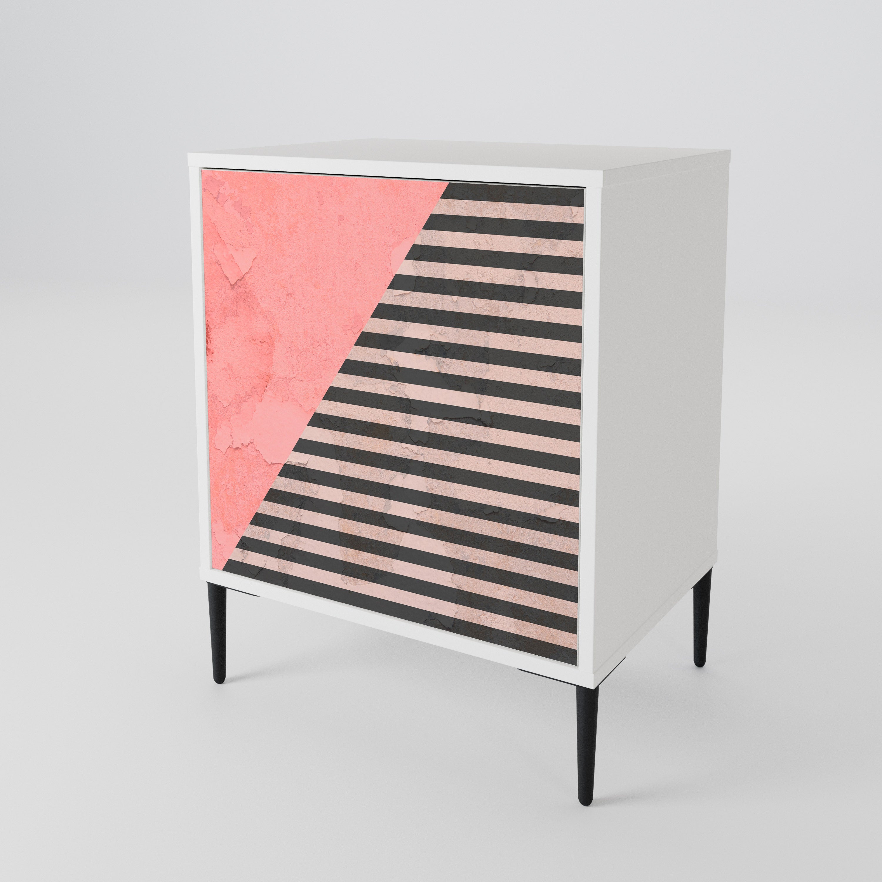 GLAMOROUS STRIPE Μπουφές 1-θύρας