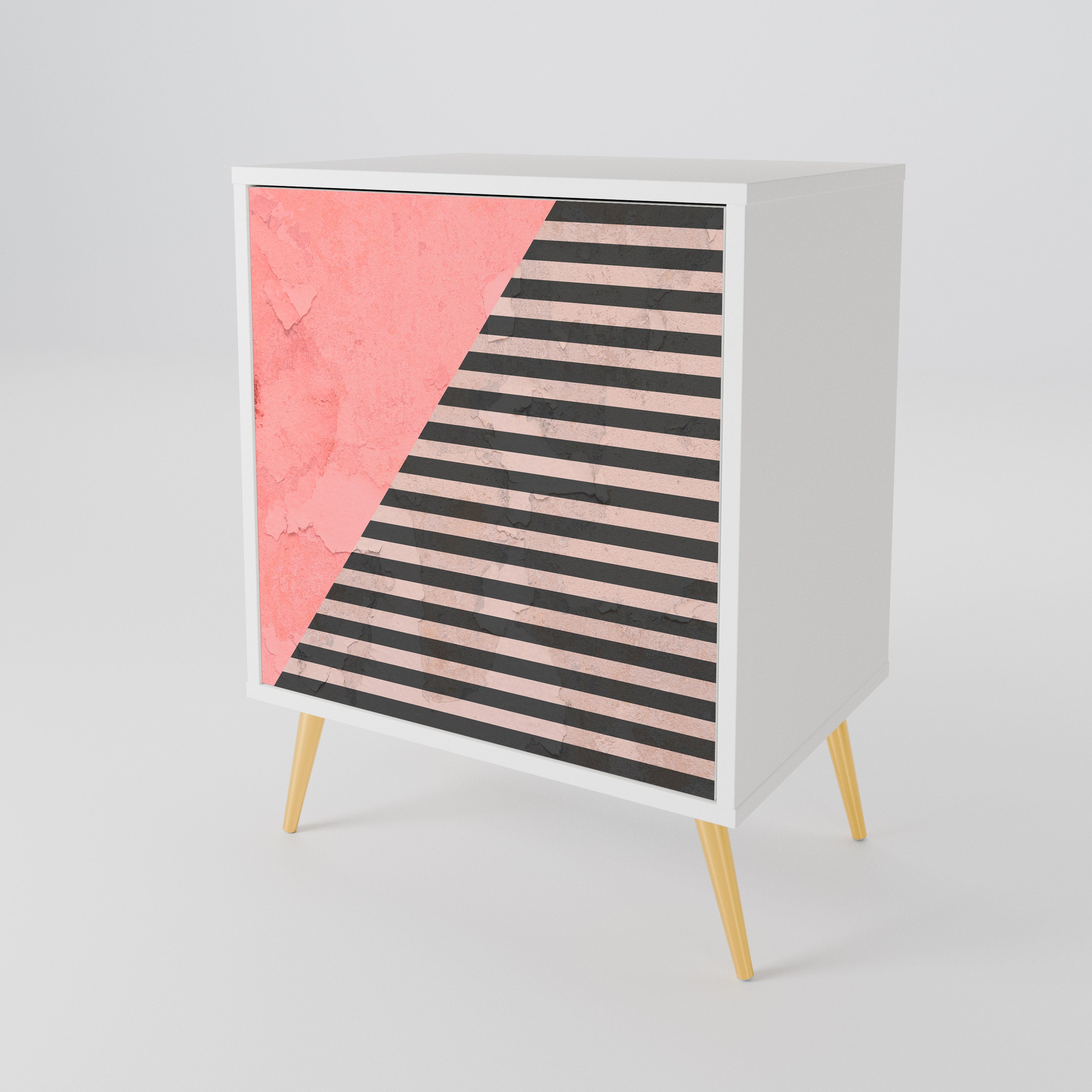 GLAMOROUS STRIPE Μπουφές 1-θύρας