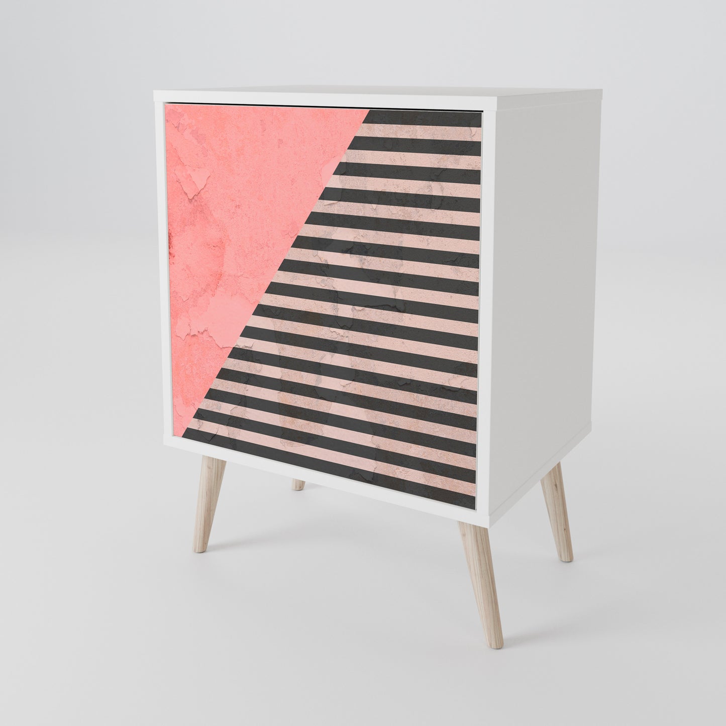 GLAMOROUS STRIPE 1-Door Sideboard